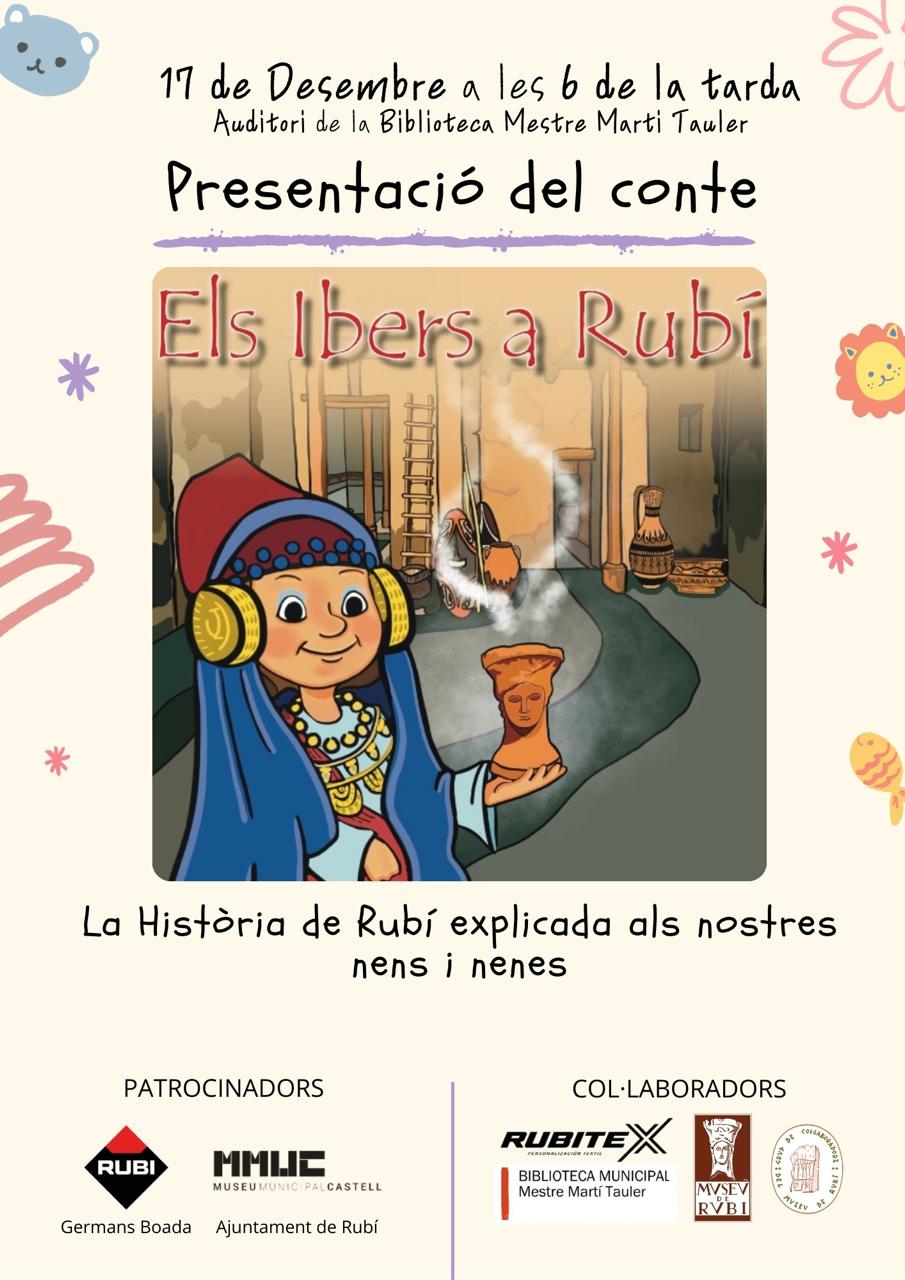"Els ibers a Rubí", el primer conte que explica la història de Rubí