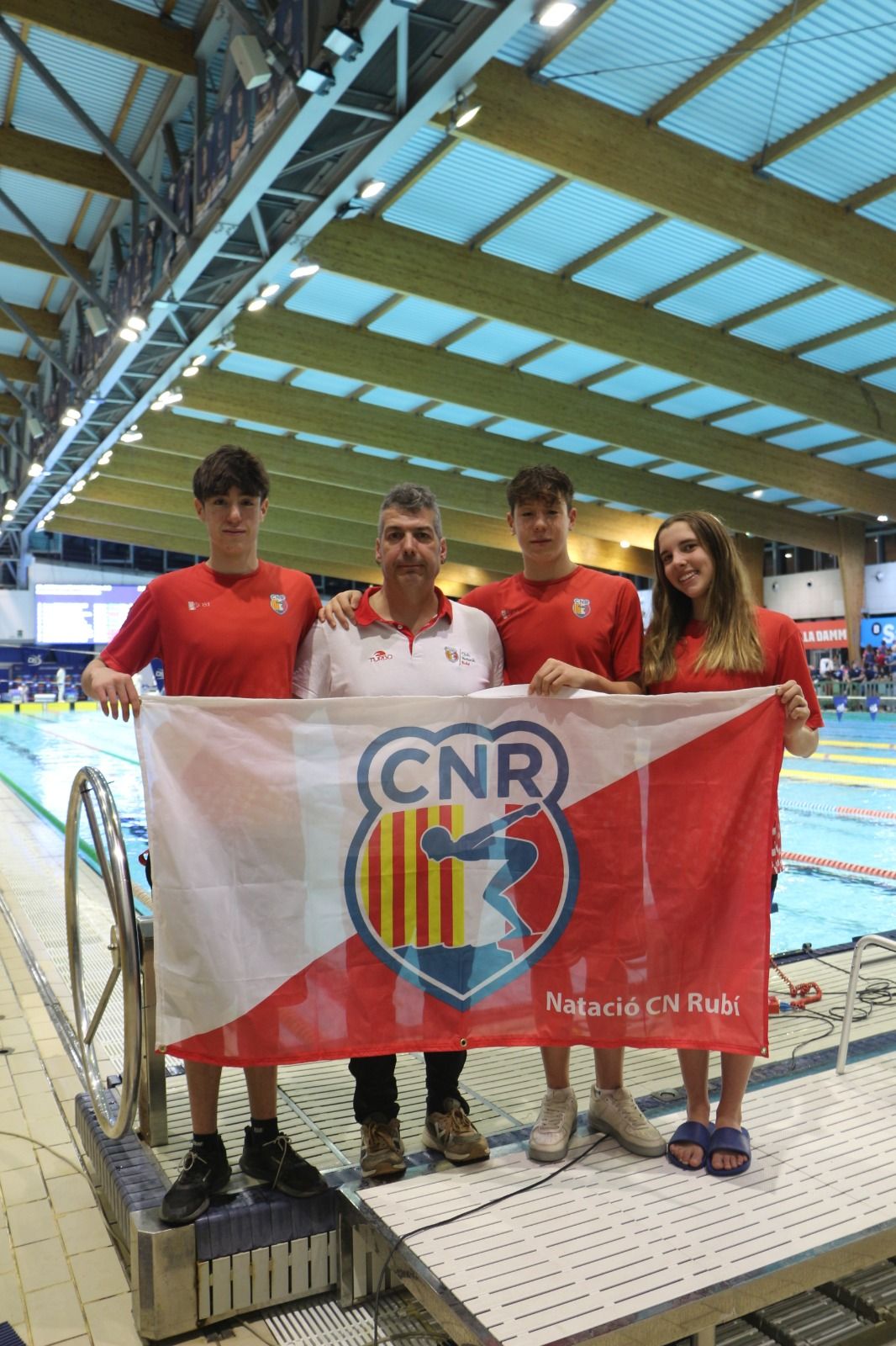 Bona actuació del CN Rubí al Campionat de Catalunya Infantil de Natació. FOTO: Cedida
