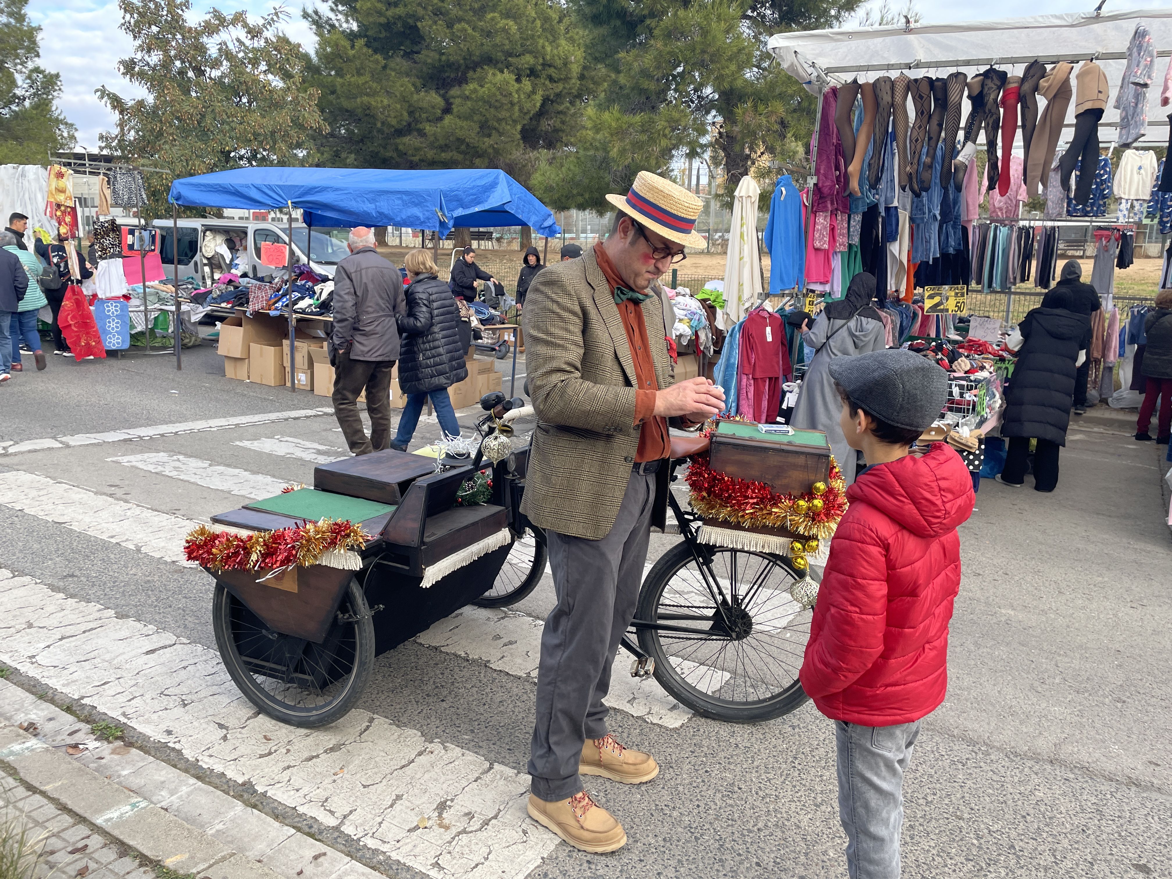 Espectacle Bicicadabra al mercadal, aquest dissabte FOTO: Marta Casas