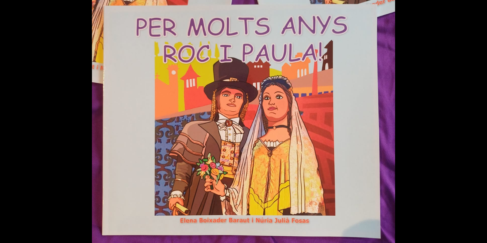 La colla gegantera de Rubí presentarà el conte dedicat al Roc i la Paula amb una cercavila. FOTO: Cedida