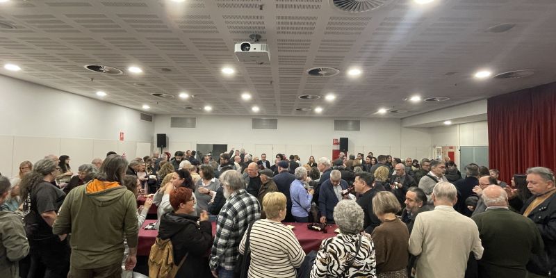 Recepció d'entitats amb motiu de Nadal FOTO: Marta Casas