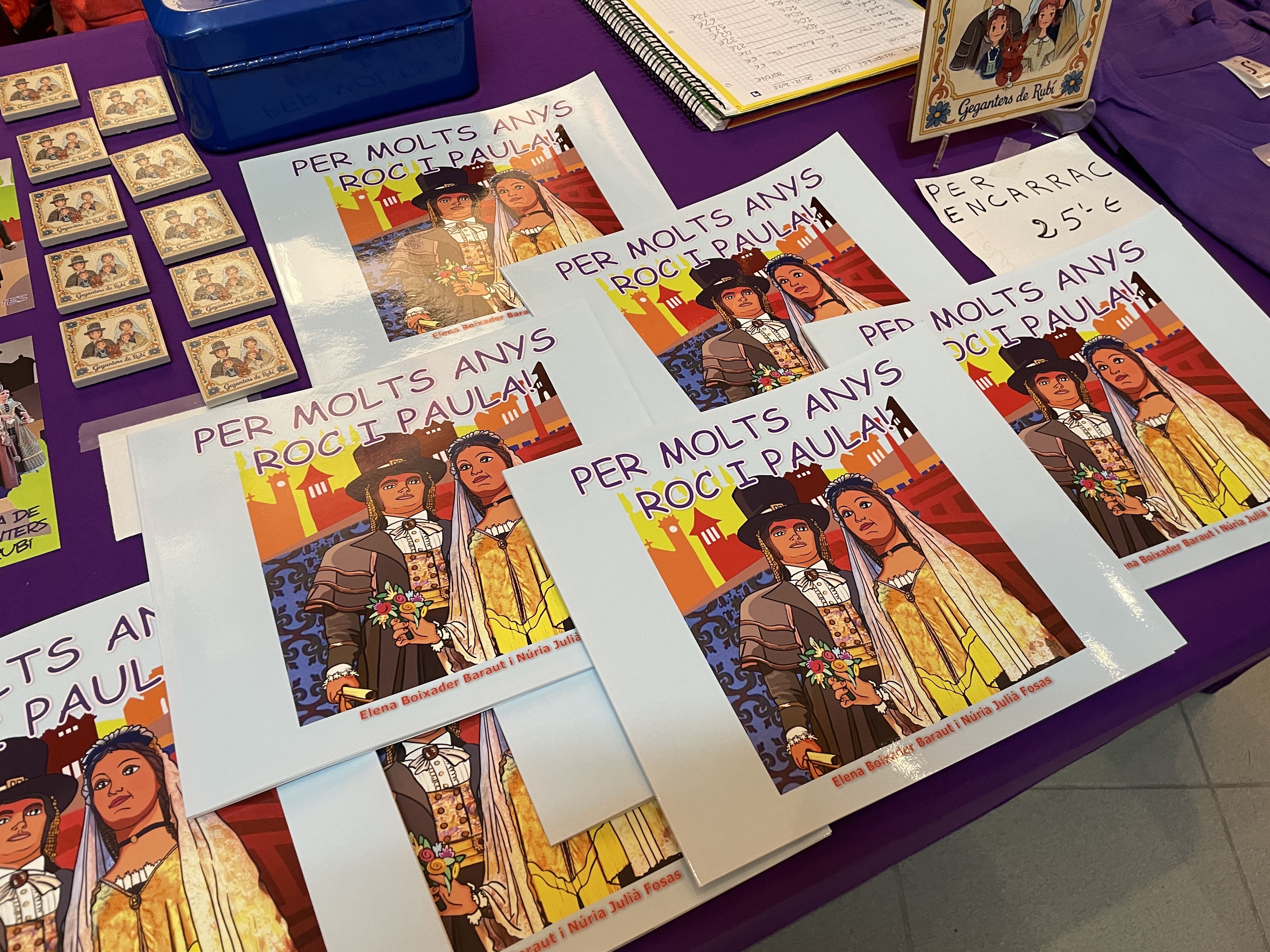 El conte dedicat al Roc i la Paula, els Gegants de Rubí FOTO: Marta Casas