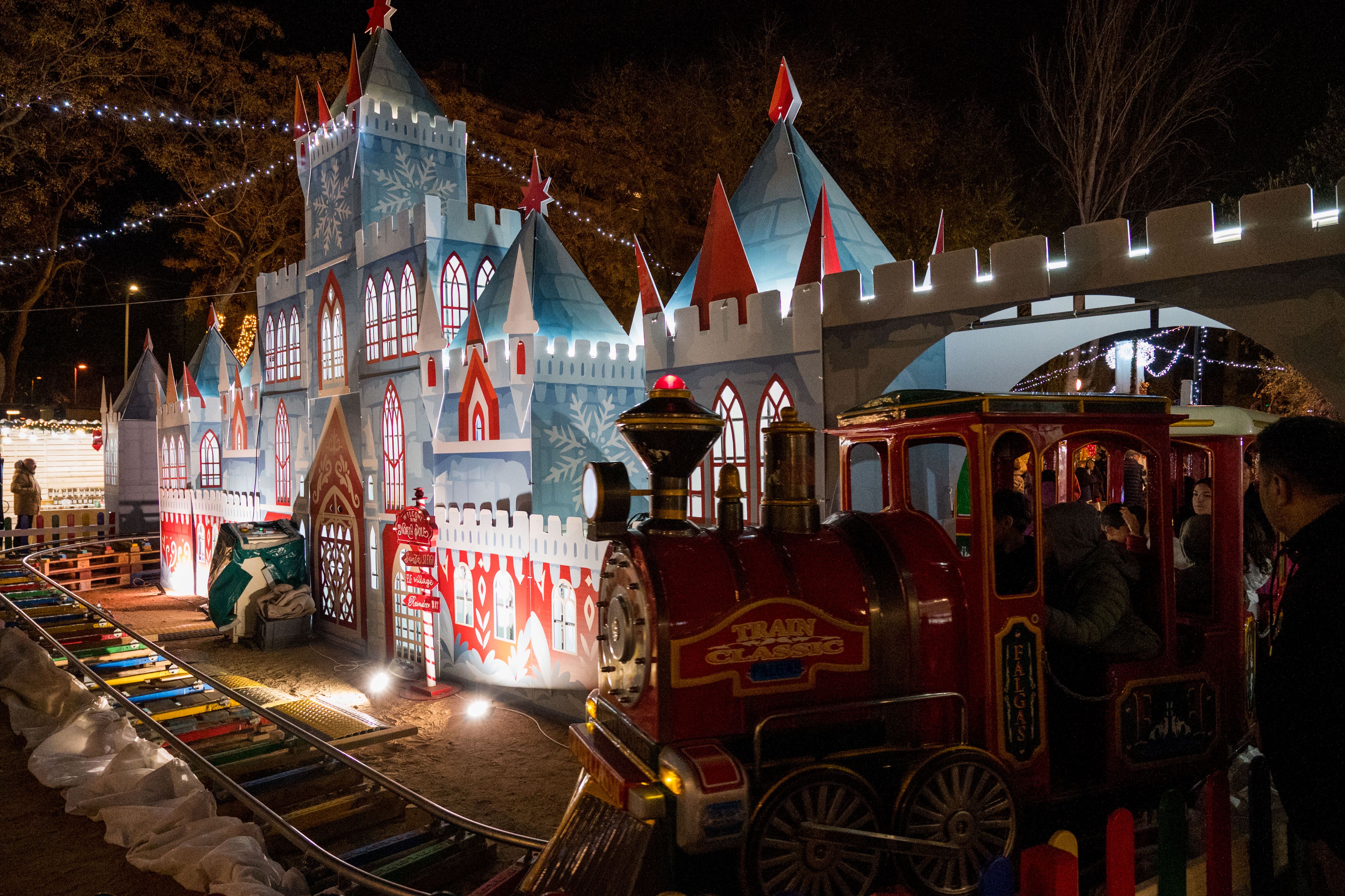 Encesa de l'enllumenat de Nadal 2025. FOTO: Carmelo Jiménez