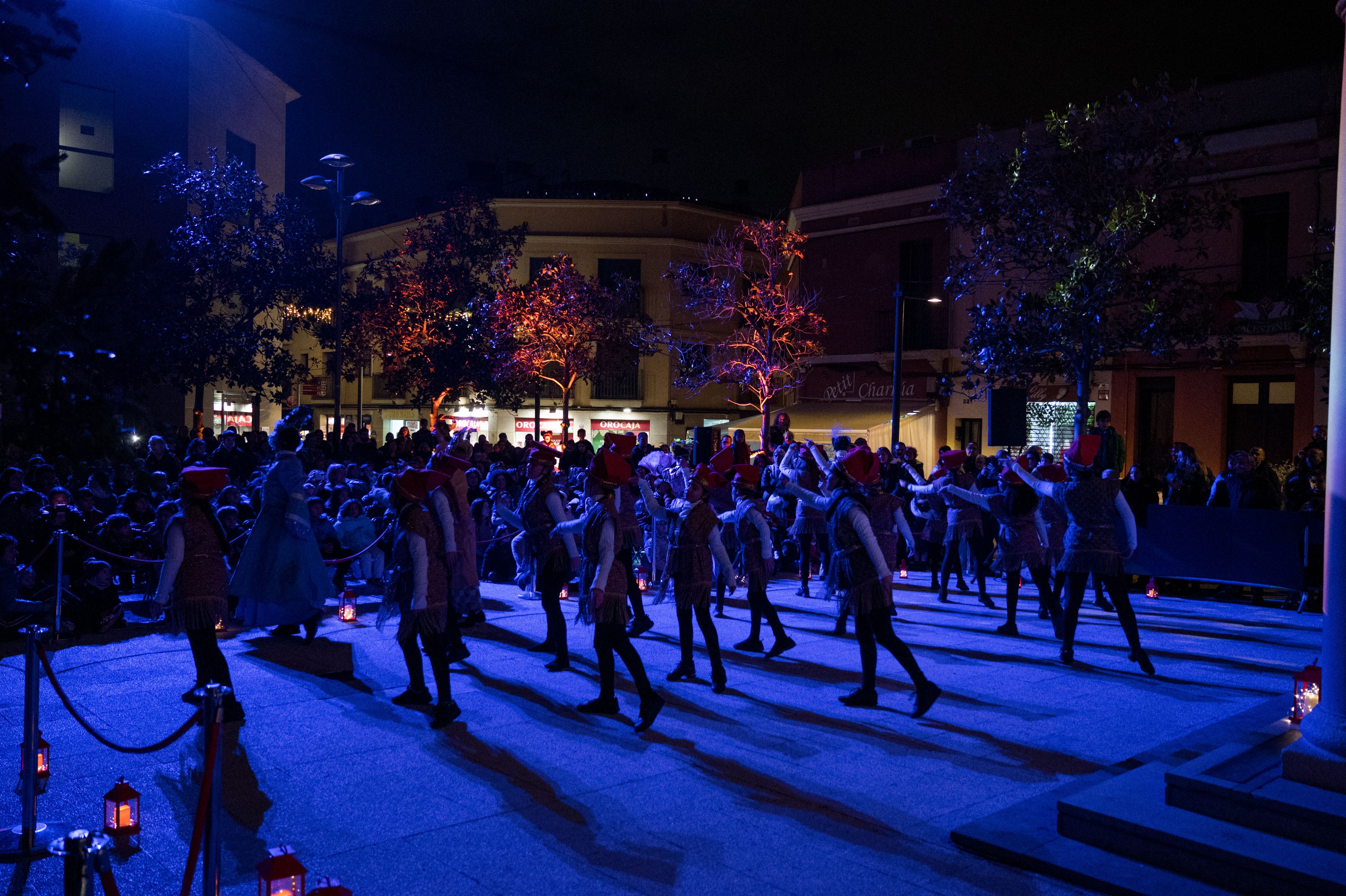 Encesa de l'enllumenat de Nadal 2025. FOTO: Carmelo Jiménez
