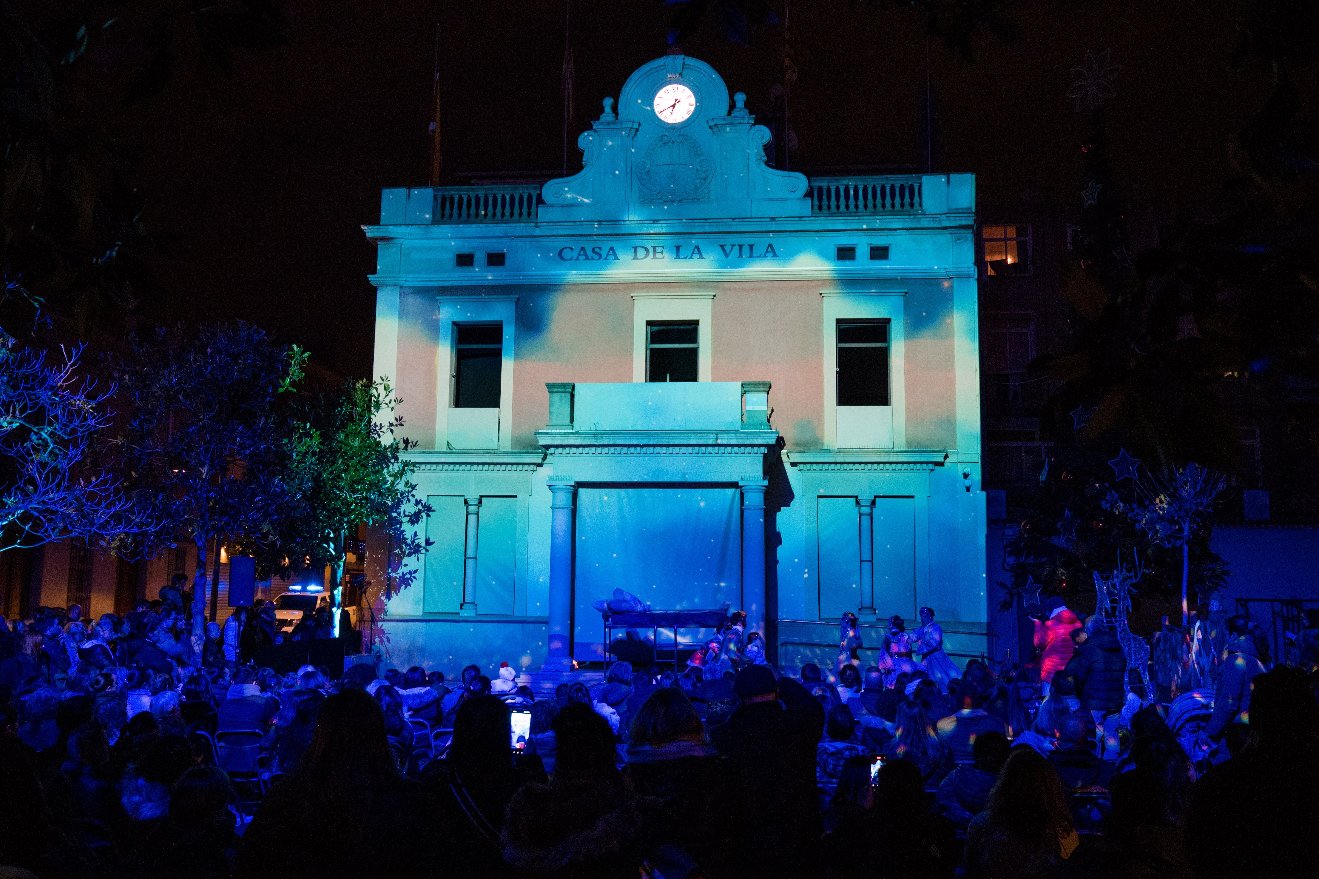 Encesa de l'enllumenat de Nadal 2025. FOTO: Carmelo Jiménez