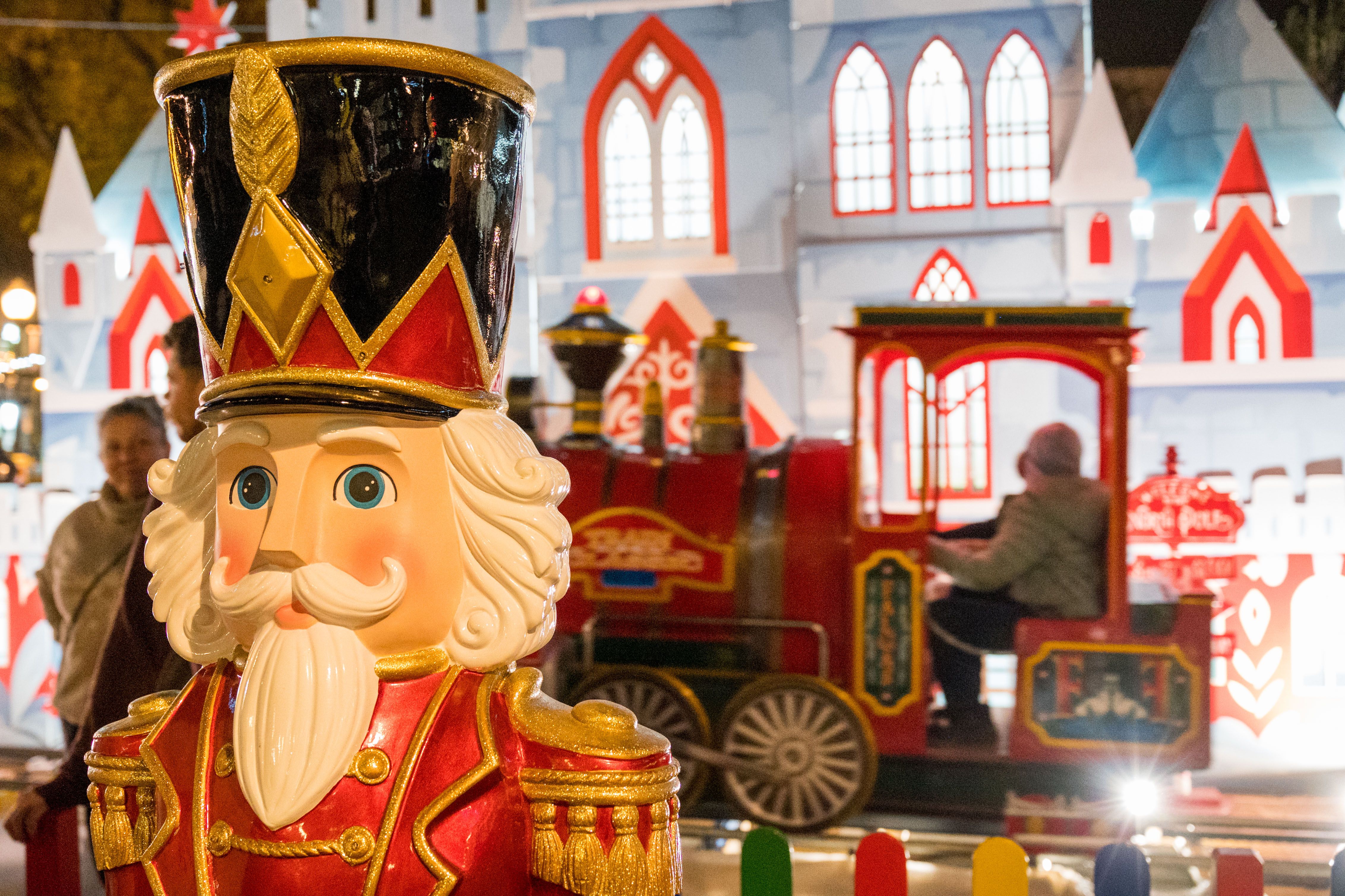 Encesa de l'enllumenat de Nadal 2025. FOTO: Carmelo Jiménez