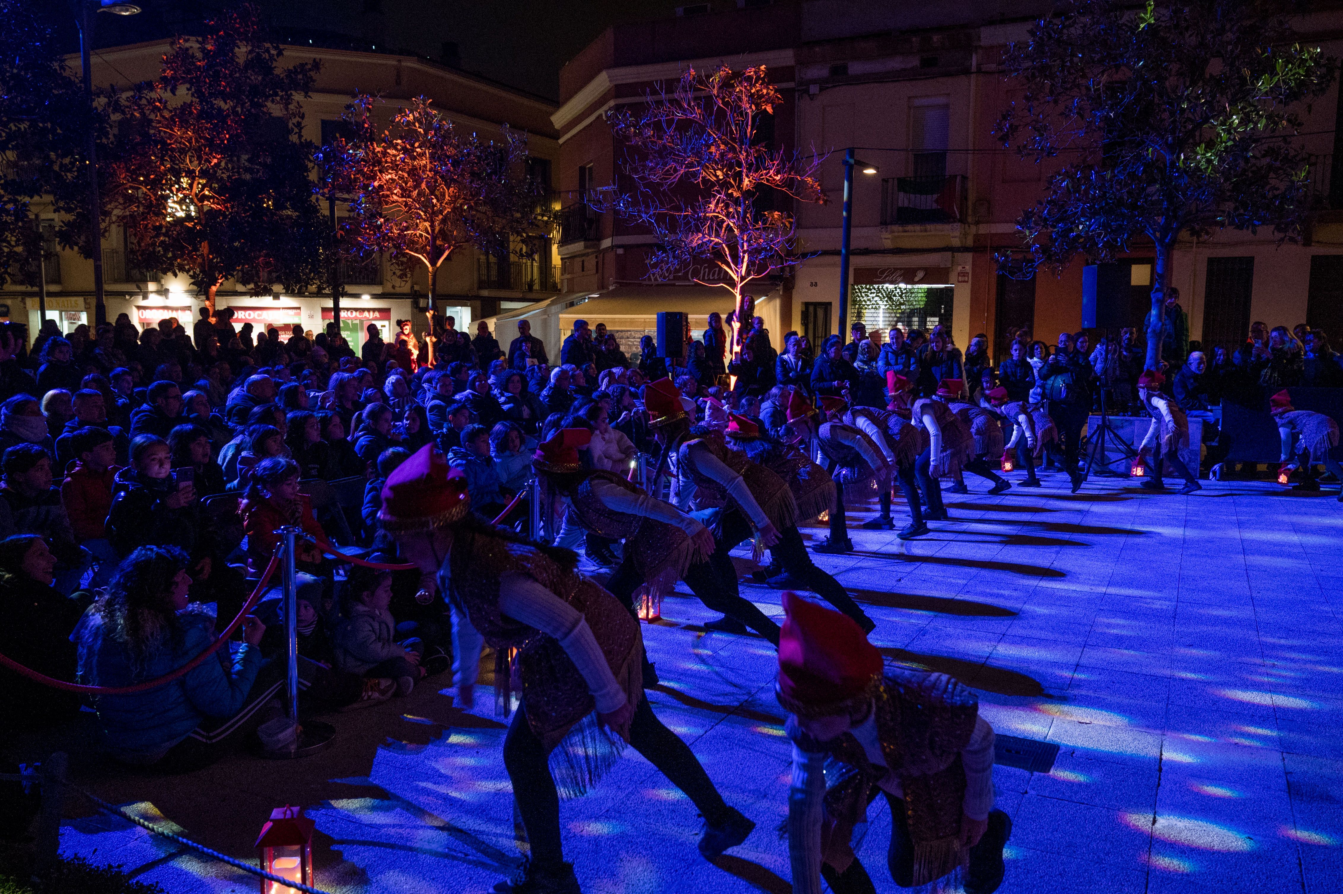 Encesa de l'enllumenat de Nadal 2025. FOTO: Carmelo Jiménez