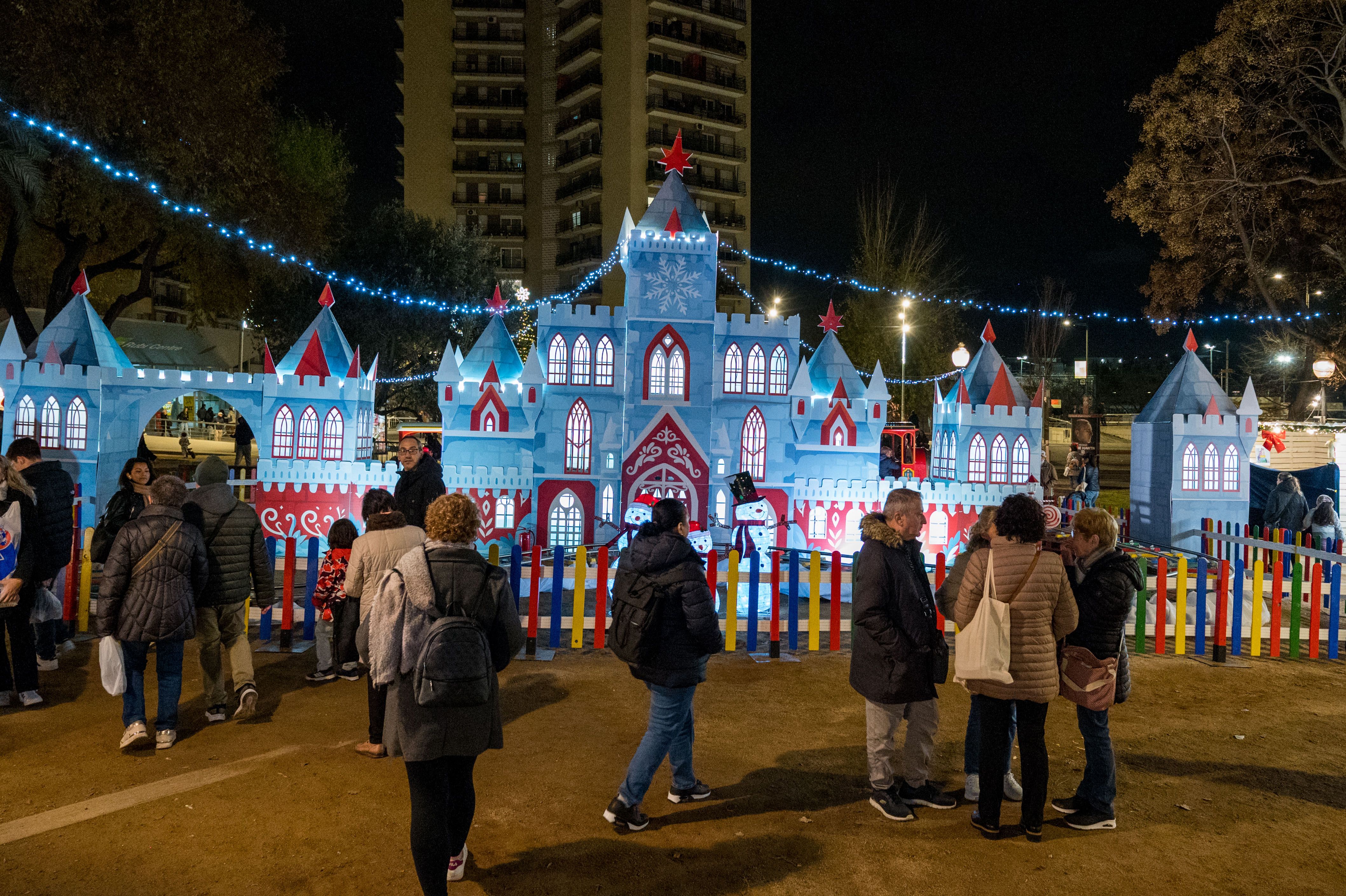 Encesa de l'enllumenat de Nadal 2025. FOTO: Carmelo Jiménez