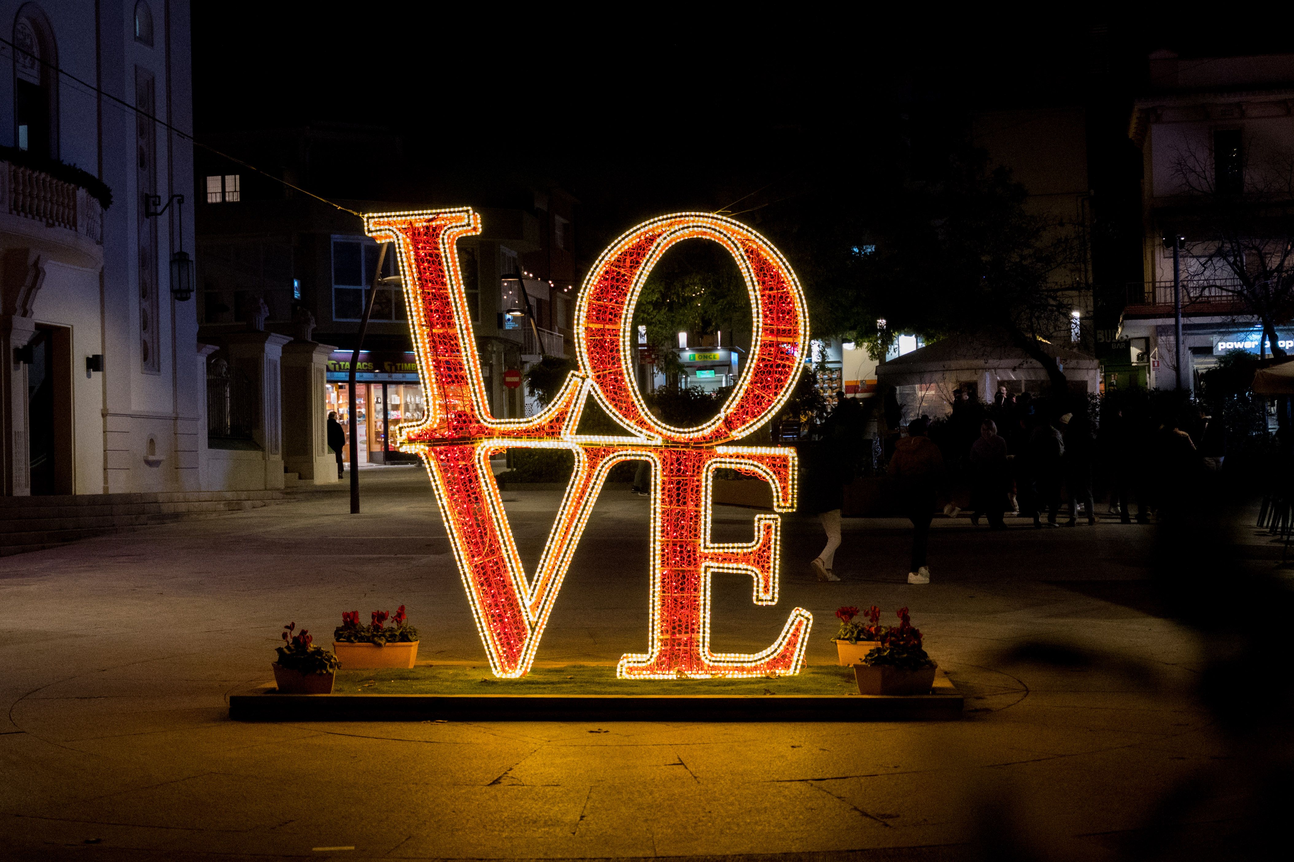 Encesa de l'enllumenat de Nadal 2025. FOTO: Carmelo Jiménez