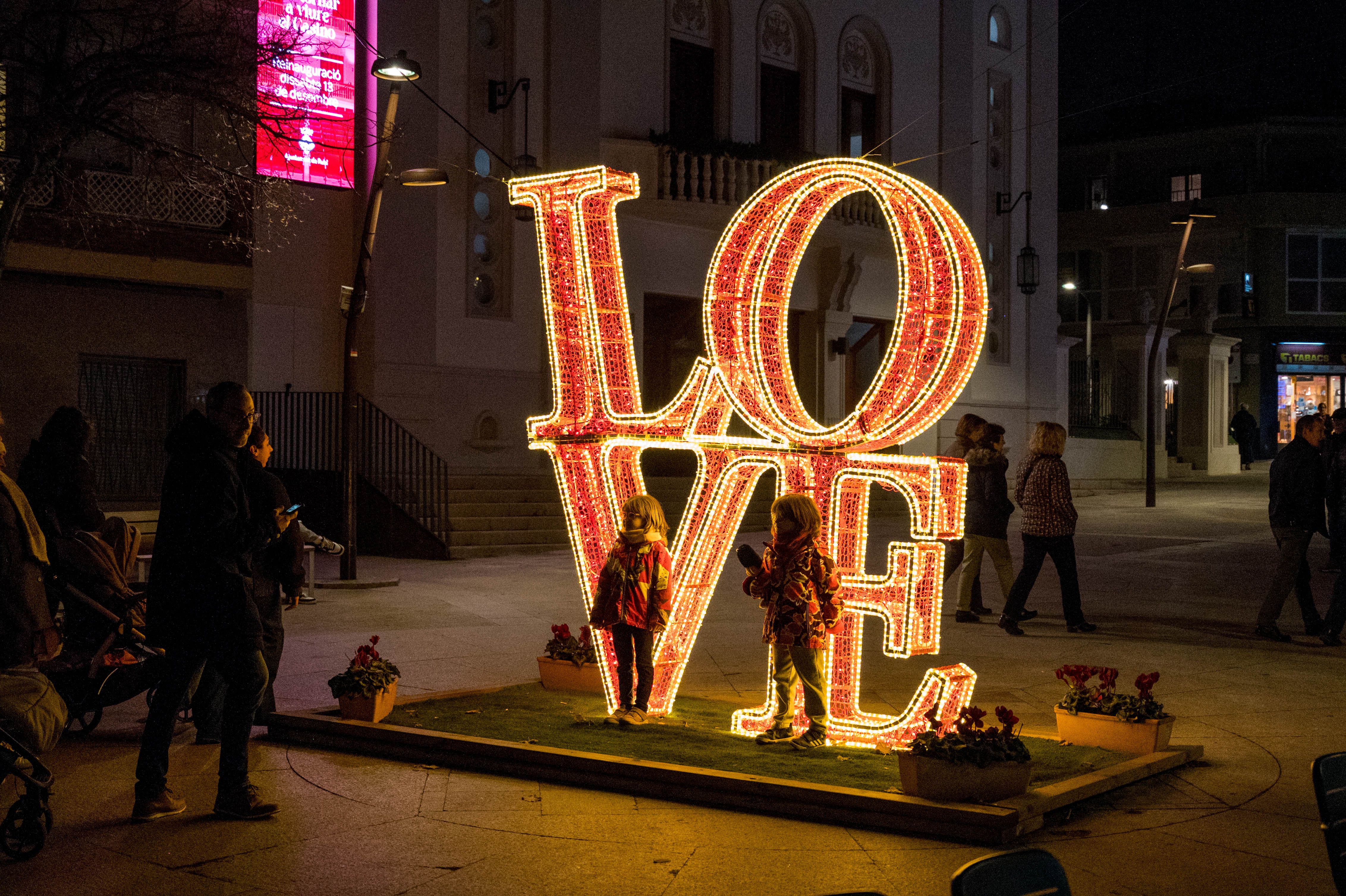 Encesa de l'enllumenat de Nadal 2025. FOTO: Carmelo Jiménez