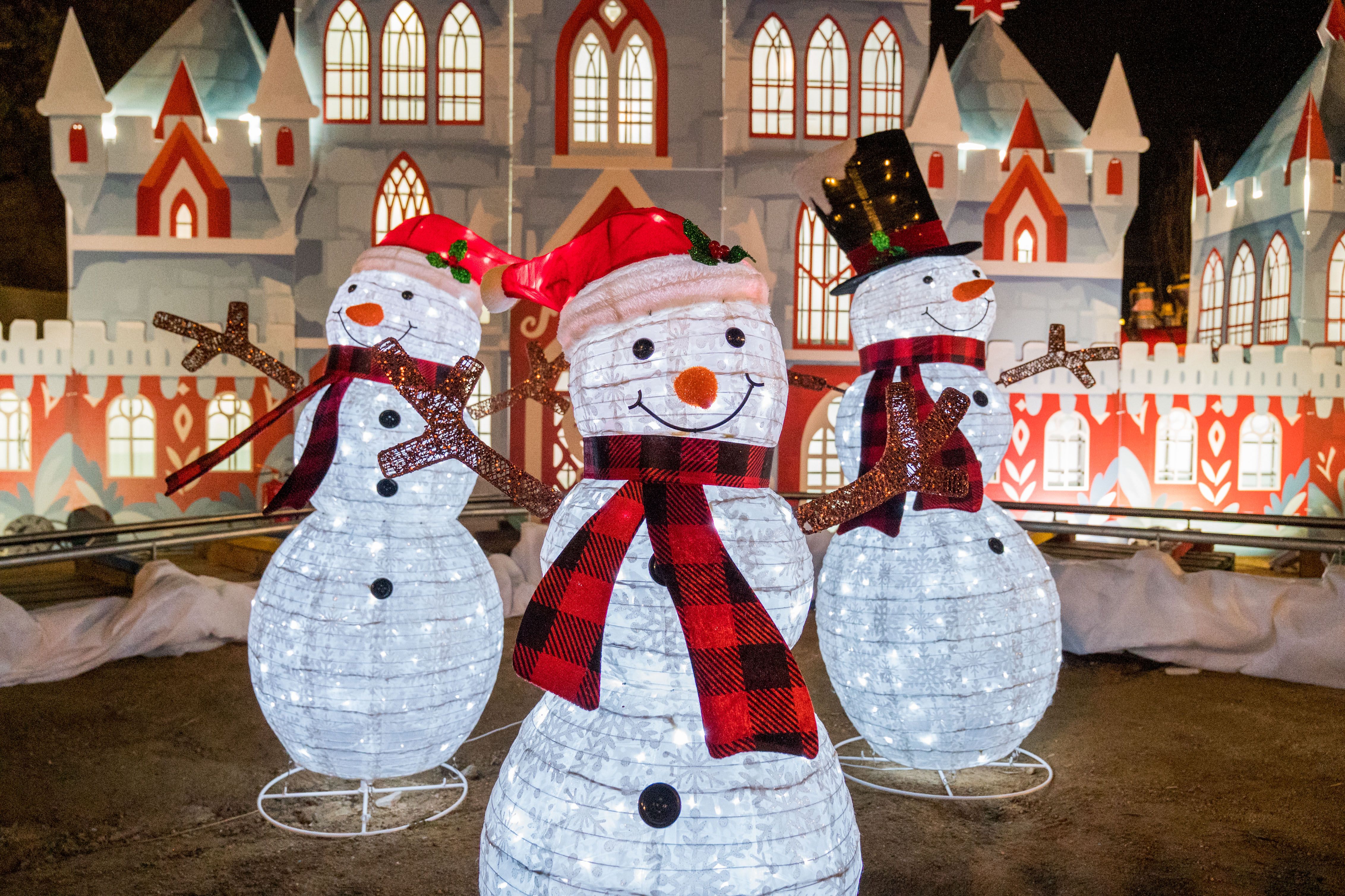 Encesa de l'enllumenat de Nadal 2025. FOTO: Carmelo Jiménez