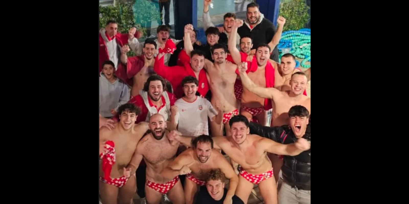 El masculí de waterpolo del CN Rubí es classifica per disputar la Copa de Rei. FOTO: Cedida