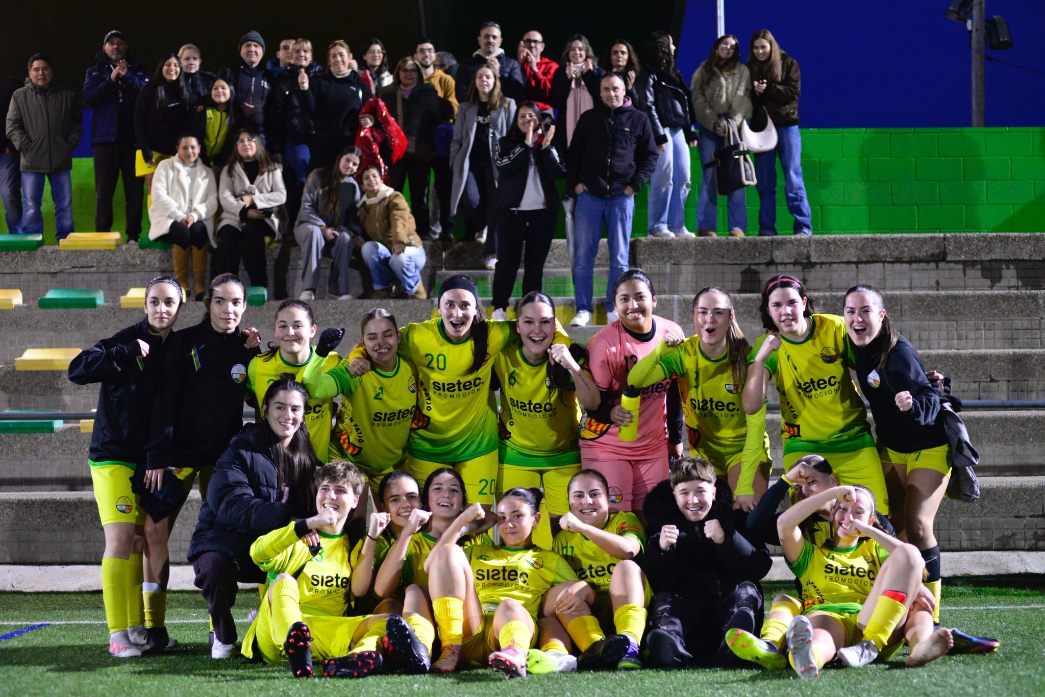 Victòria treballada del femení de l'Olímpic Can Fatjó abans de l’aturada. FOTO: Cedida