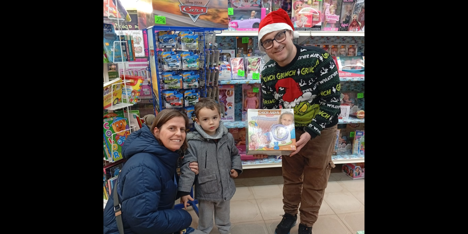 Oriol, guanyador del sorteig TOT Rubí Nadal. FOTO: Establiments Vilalta