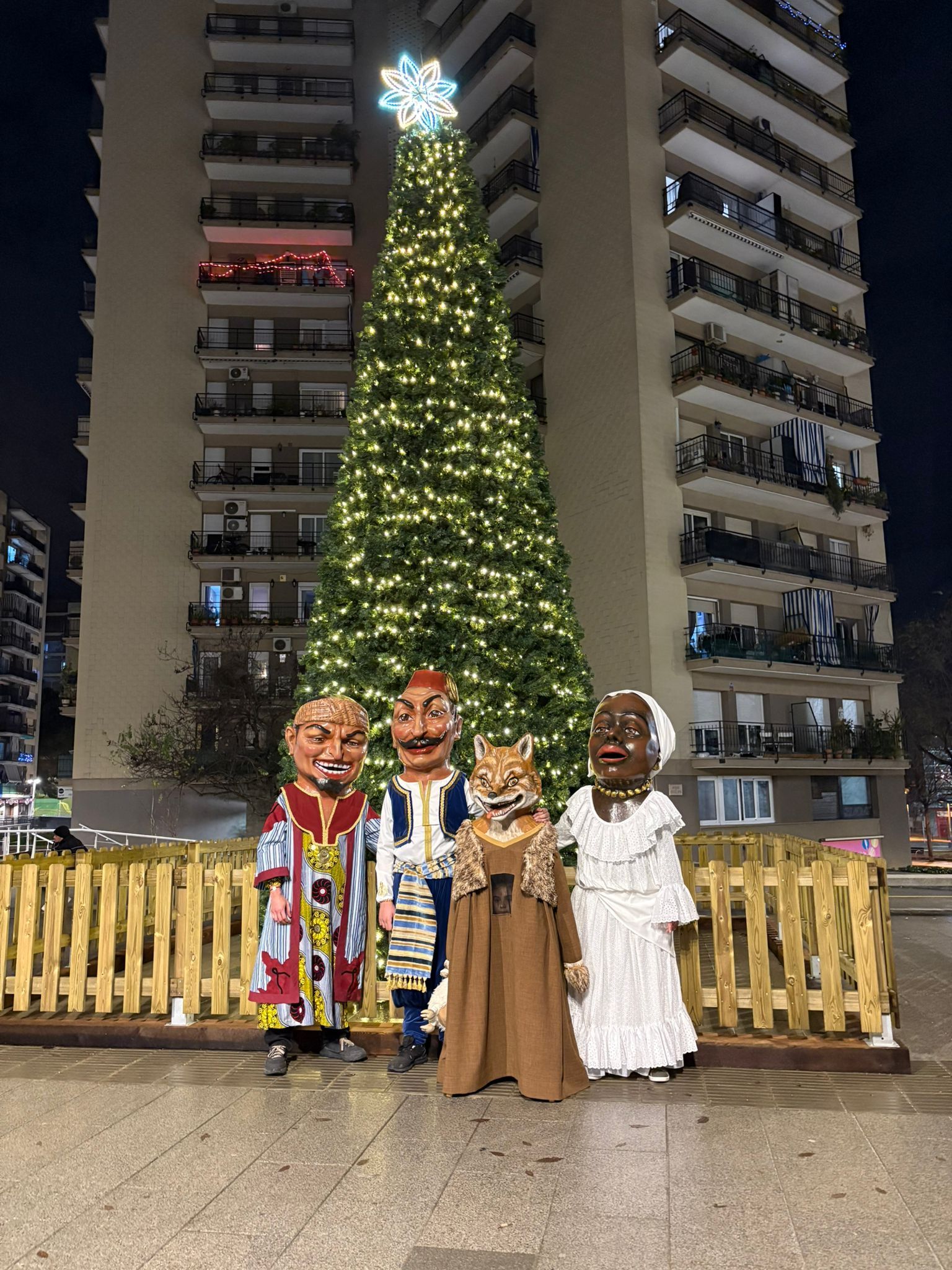 La Colla de Geganters de Rubí viu un Nadal ple d’activitats. FOTO: Cedida