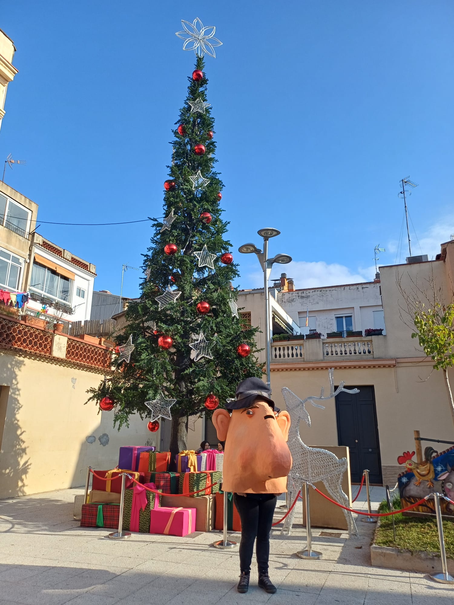 L'home dels nassos al Nadal 2025/26. FOTO: Cedida