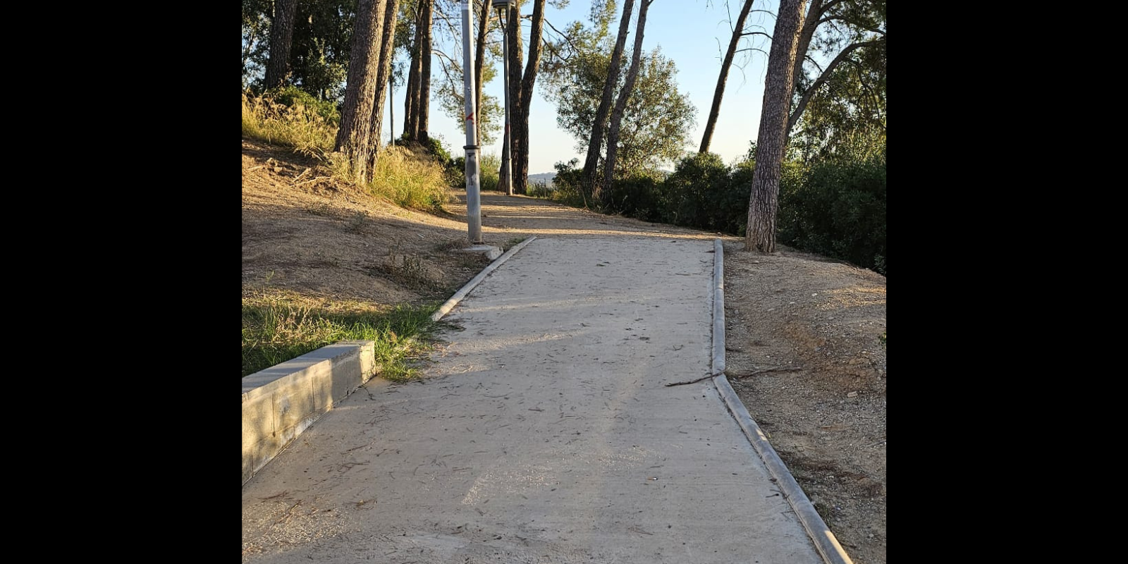 Imatge de la zona en obres. FOTO: AV Els Nius