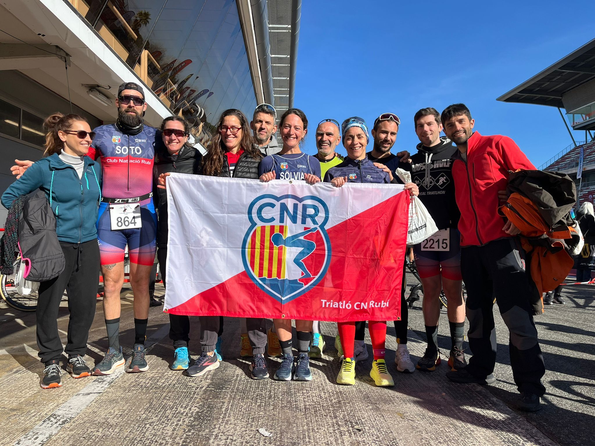 Representació del CN Rubí al Duatló de Granollers. FOTO: CN Rubí/Cedida