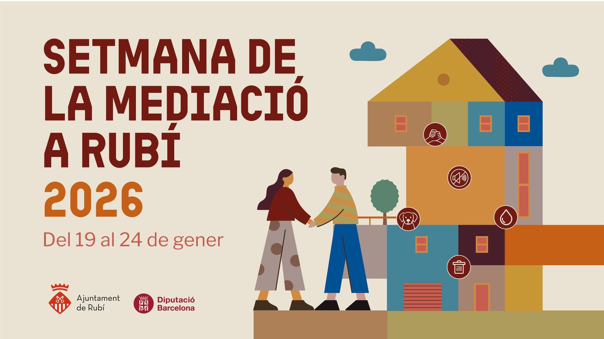 Rubí celebrarà la Setmana de la Mediació del 19 al 24 de gener