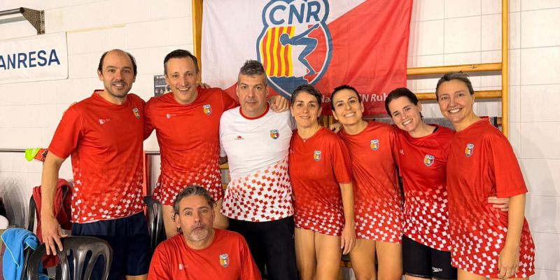  El CN Rubí al Campionat de Catalunya de Natació Màster. FOTO: Cedida/CN Rubí