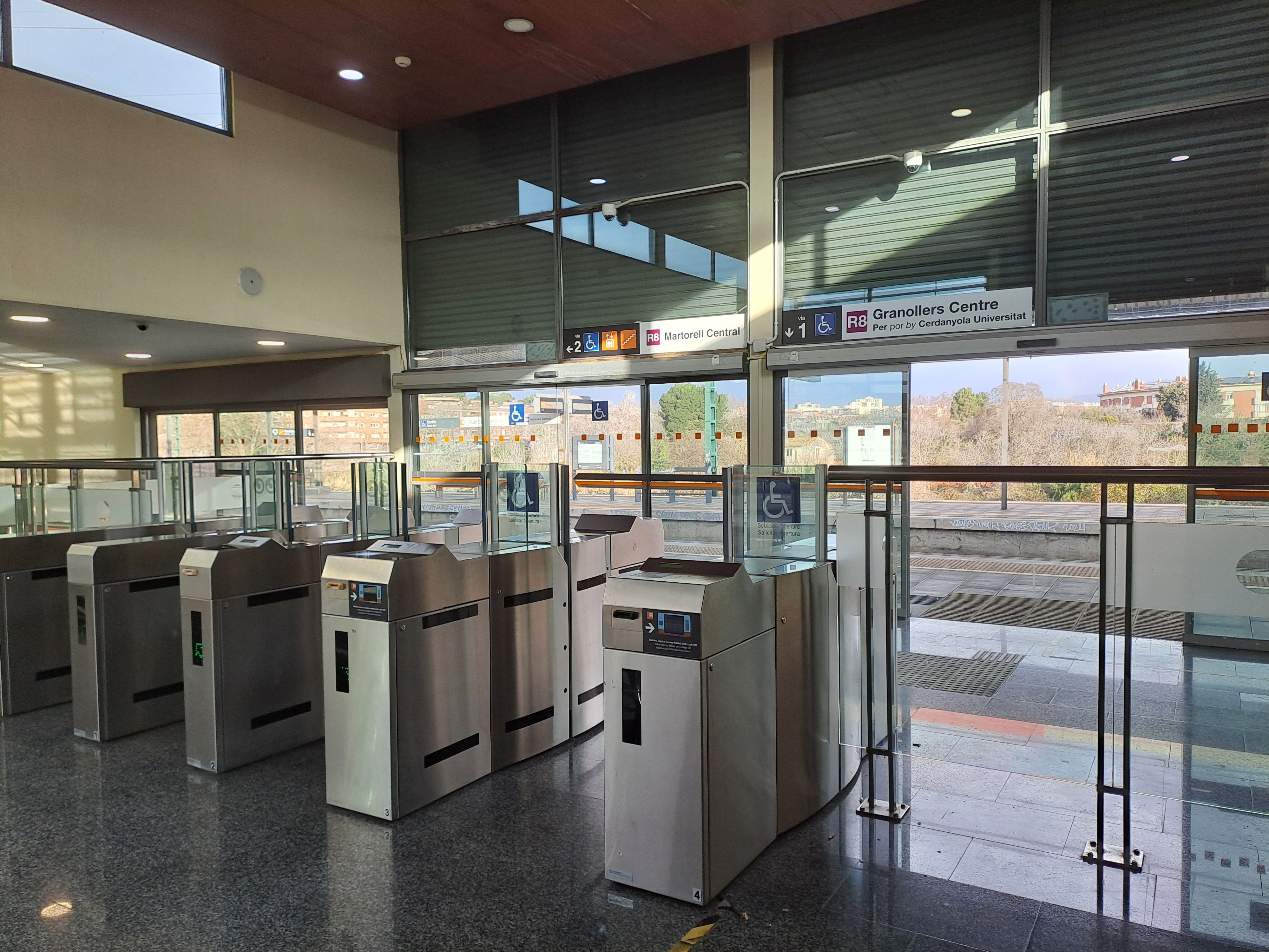 Estació Rubí-Can Vallhonrat de Renfe Rodalies per on passa l'R8. FOTO: Redacció TOT Rubí