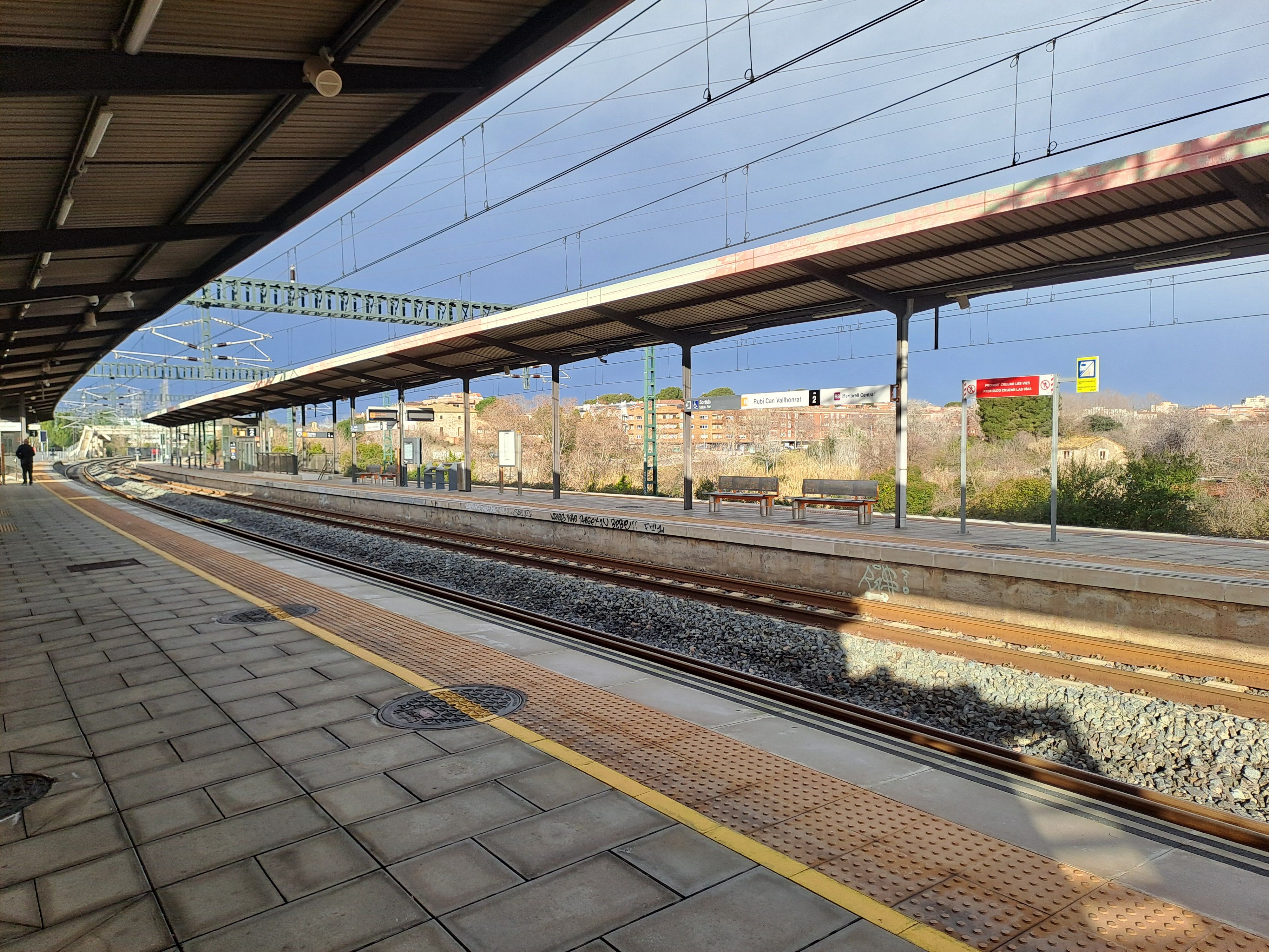 Estació Rubí-Can Vallhonrat de Renfe Rodalies per on passa l'R8. FOTO: Redacció TOT Rubí
