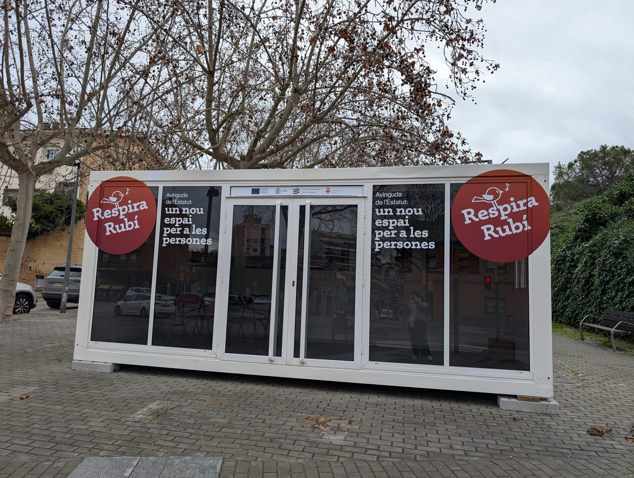 Rubí activa un punt d’informació durant les obres de l'avinguda de l'Estatut. FOTO: Redacció TOT Rubí