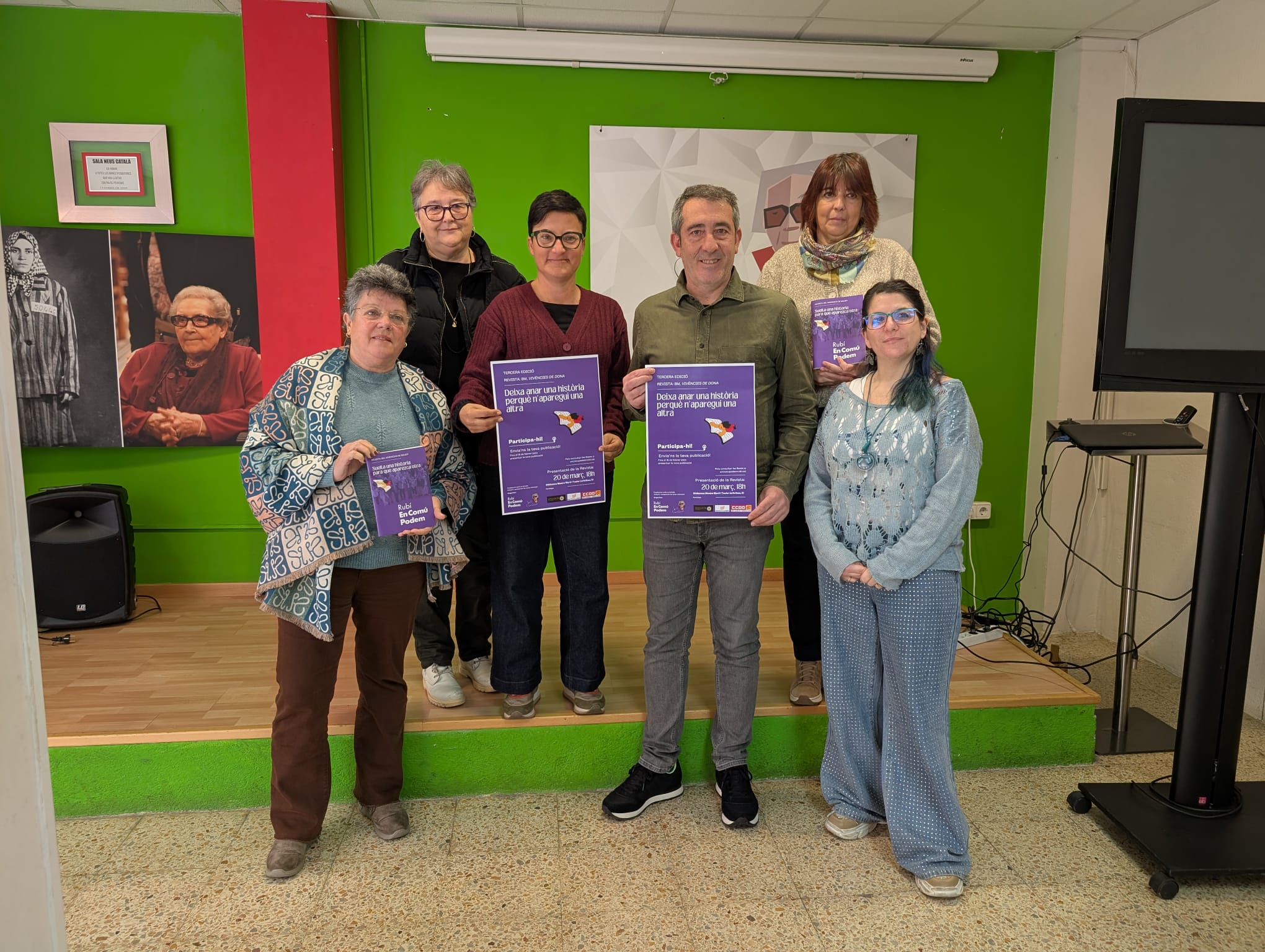 La tercera revista de "Vivències de dona" homenatjarà l'antifeixista Paqui Cruz. FOTO: Redacció TOT Rubí