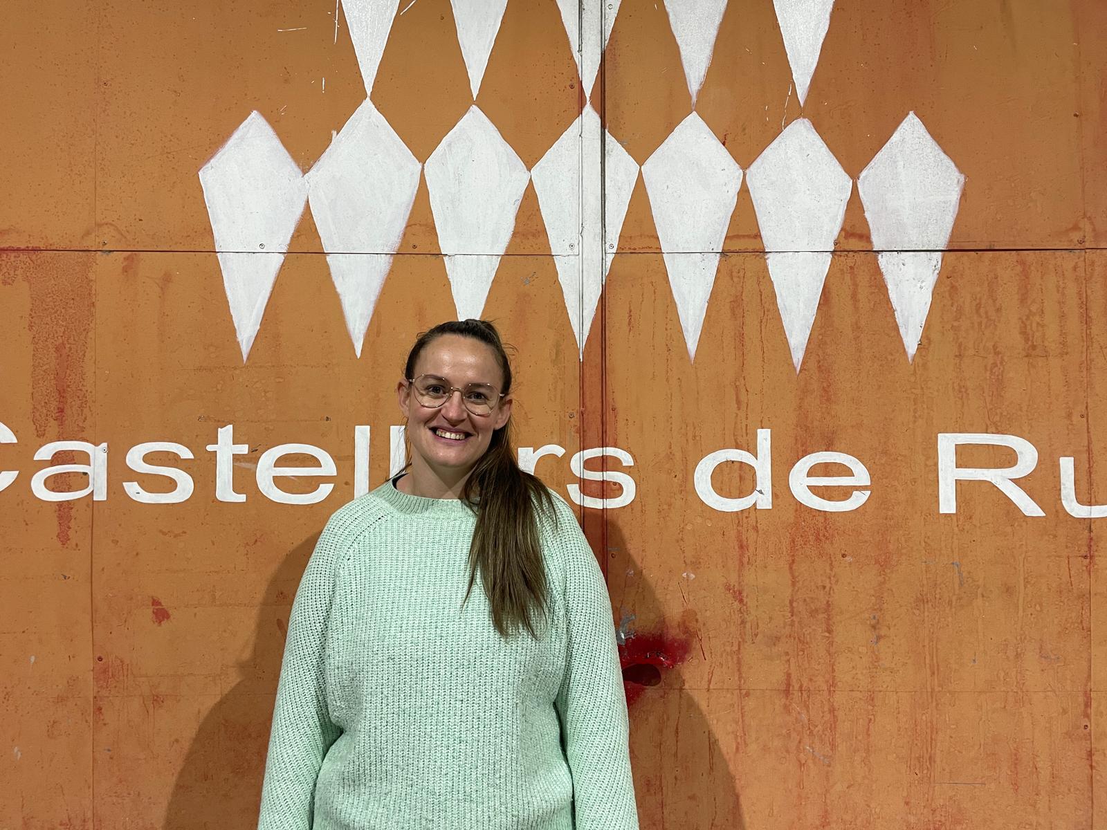 Anna Yepes, cap de colla dels Castellers de Rubí. FOTO: Estela Luengo