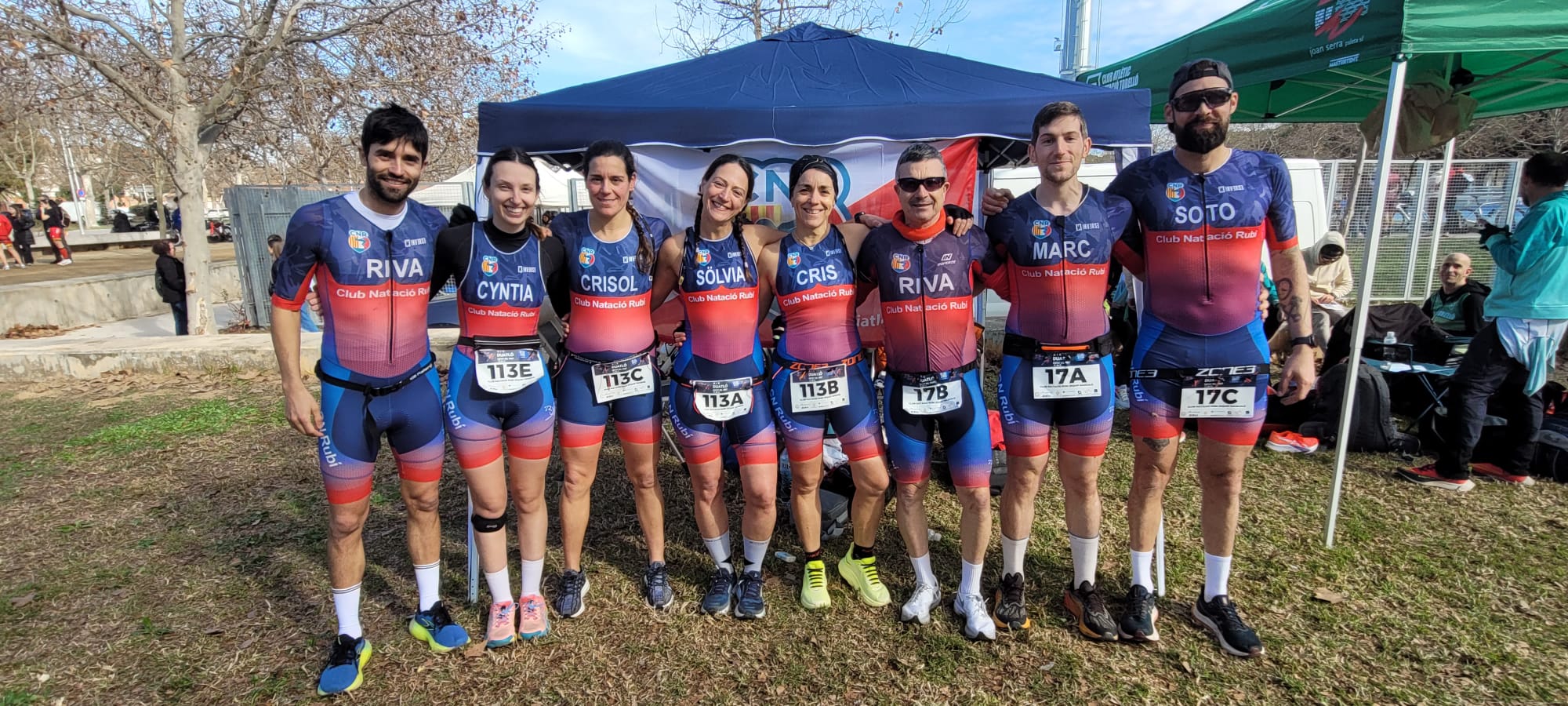 Equips èlit del CN Rubí al Duatló el Prat 2026. FOTO: Cedida/CN Rubí