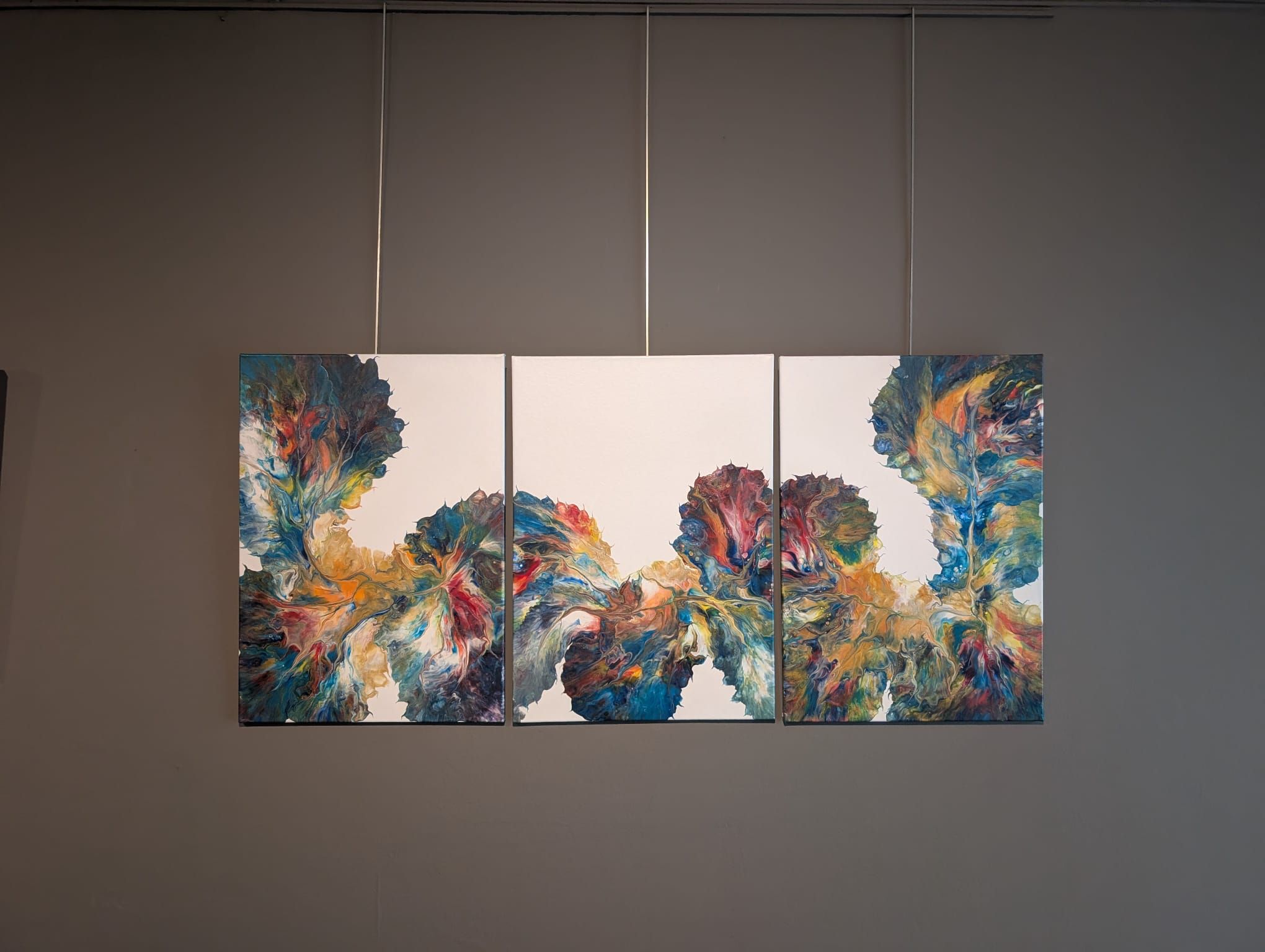 Una de les obres de "El món de les emocions", de Bárbara Pozo, que podrà veure fins al 14 de març. FOTO: Redacció TOT Rubí