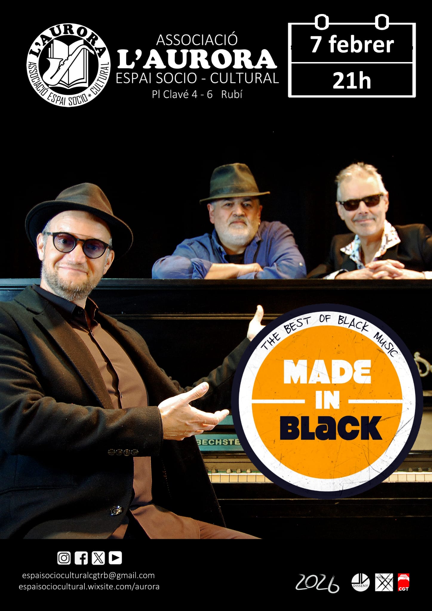 Made In Black torna a l'Espai Sociocultural l'Aurora
