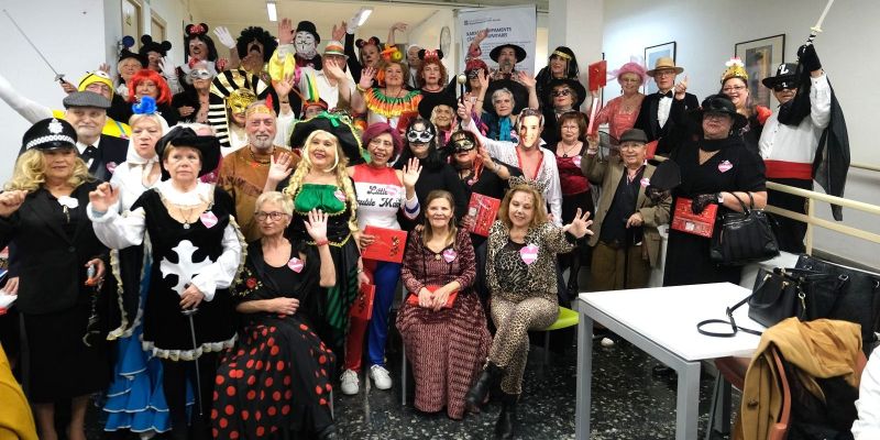Ball de Carnaval de l'Associació de la Gent Gran de Rubí FOTO: Cedida