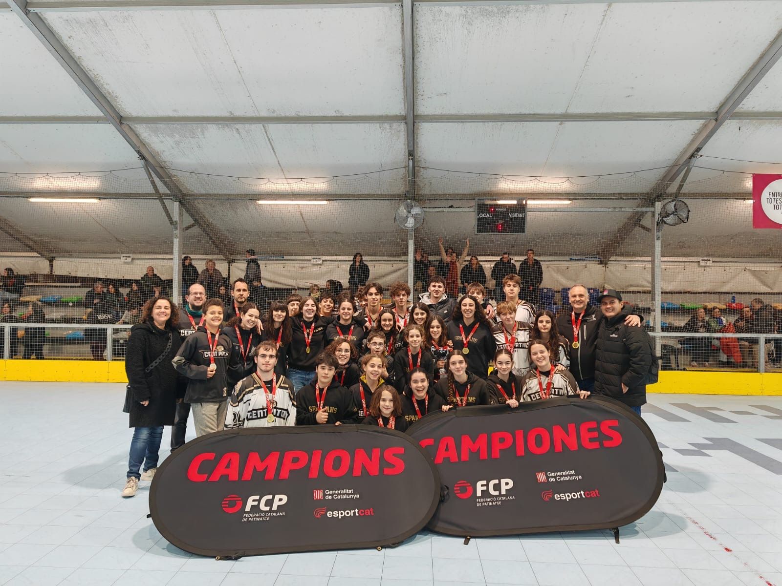 El planter de l’HCR Cent Patins brilla a la Copa Generalitat. FOTO: Cedida/HCR Cent Patins
