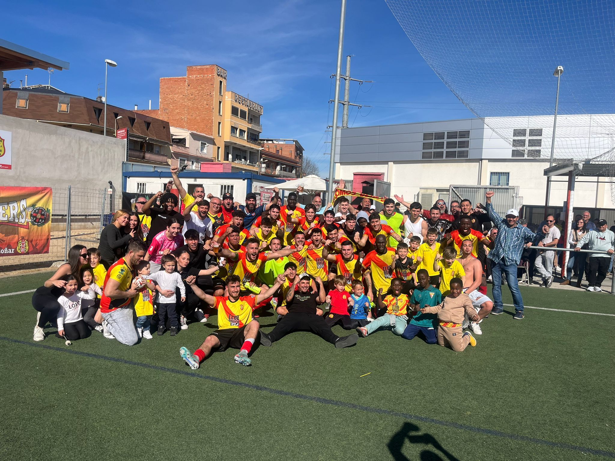 El Veinti surt de la zona de descens FOTO: Cedida