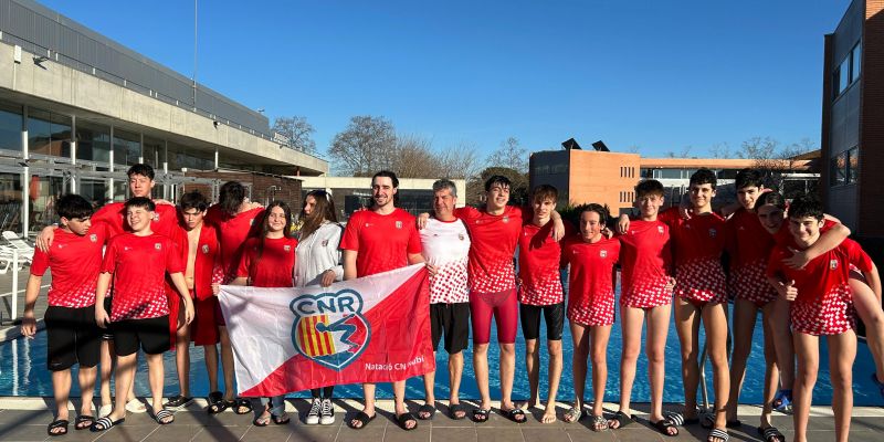 Bons resultats per a la secció de Natació a la 4a jornada de la Lliga Infantil a Cardedeu FOTO: Cedida