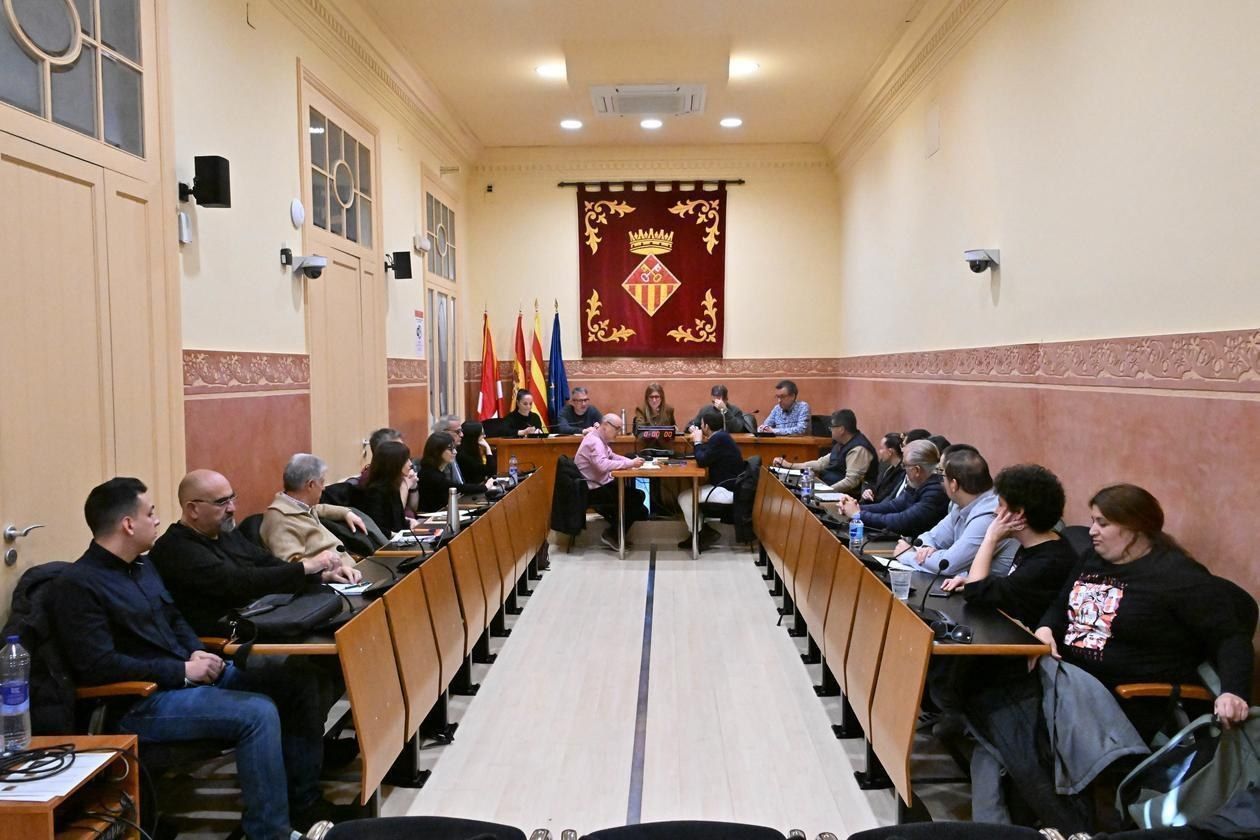 El ple municipal del 27 de febrer ha aprovat una declaració institucional pel 8 de març FOTO: Localpres