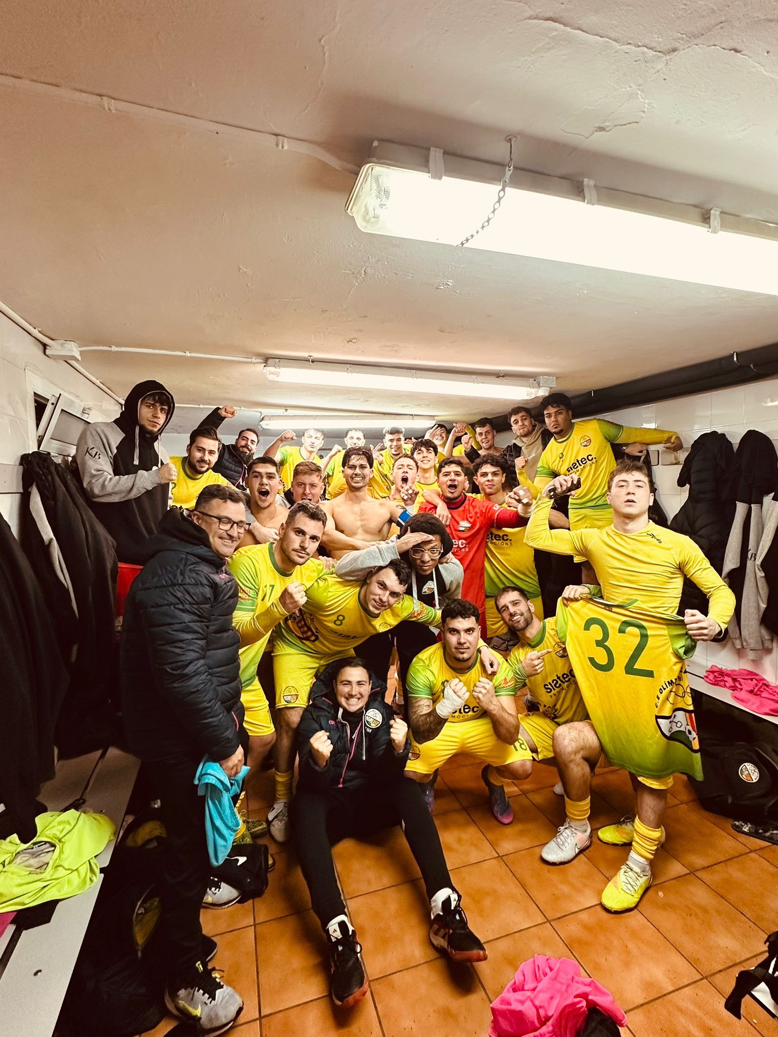 Victòria de l'Olimpic B davant del CD Badia del Vallès FOTO: Cedida