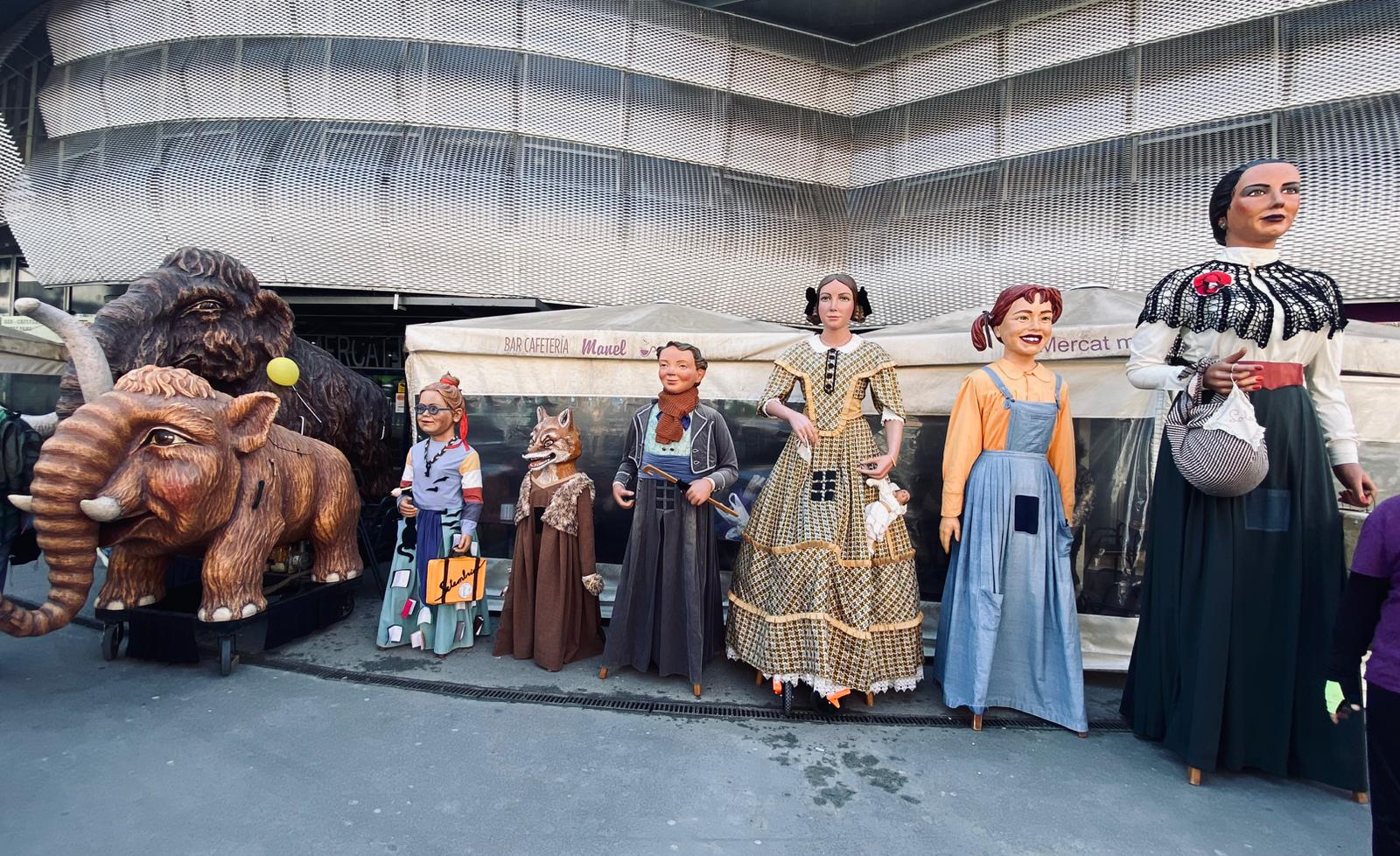 Un matí d'art al Mercat i presentació del conte del Bòjum FOTO: Cedida