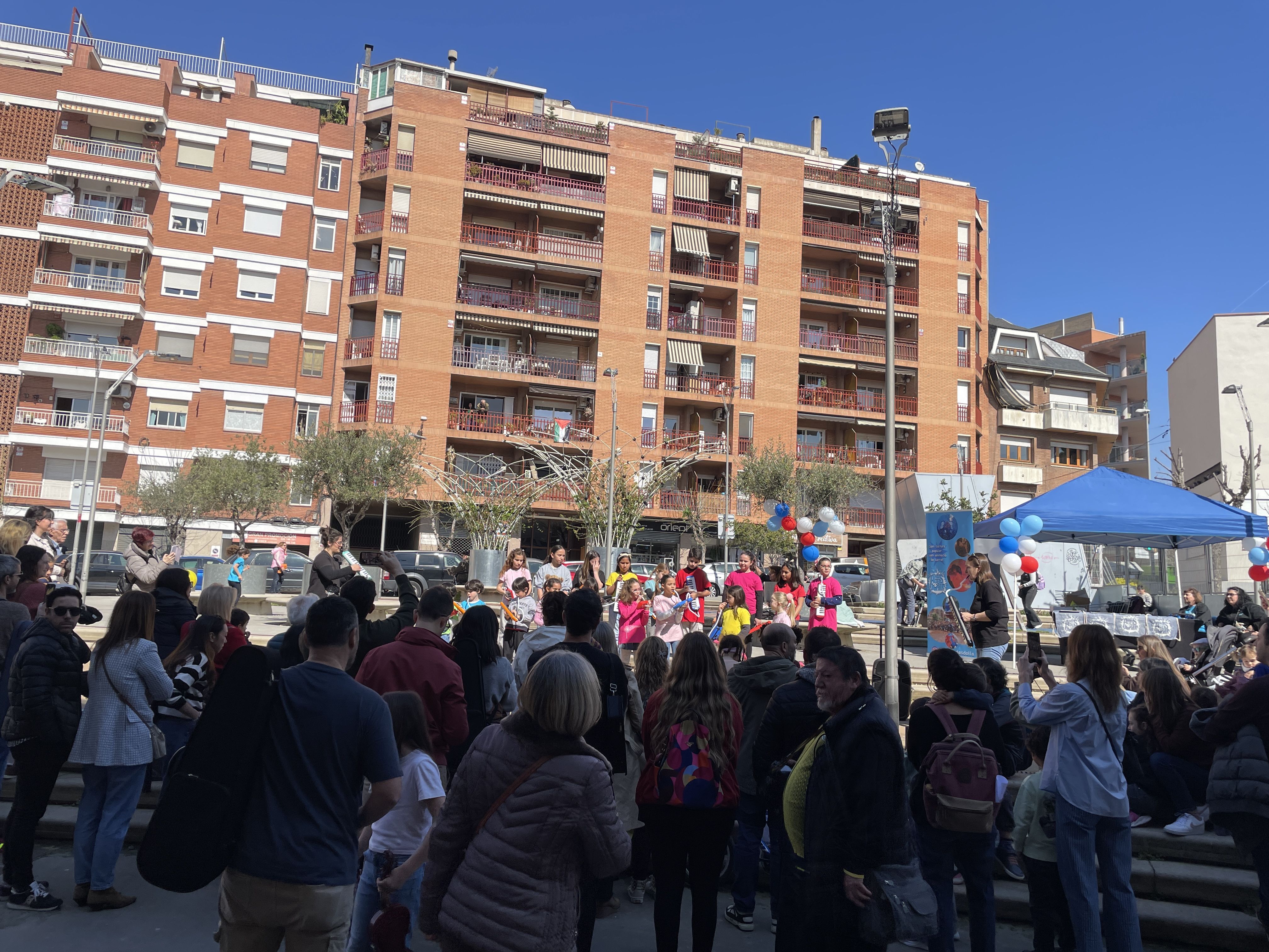 Un matí d'art al Mercat i presentació del conte del Bòjum FOTO: Marta Casas