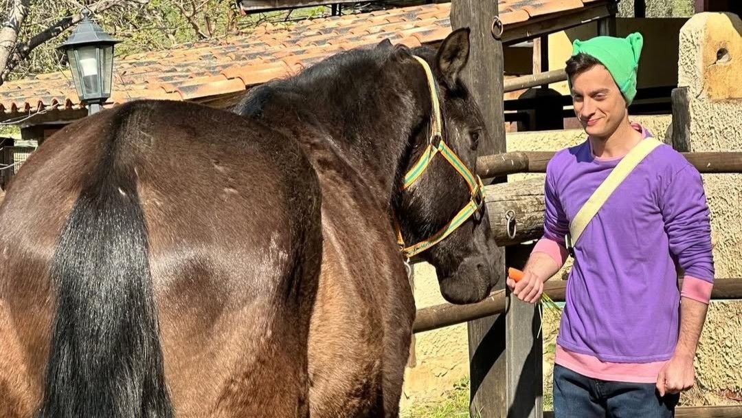 En Titó a l'Aura d'Entorn Rural Can Jordi de Rubí FOTO: IG/Aula Entorn Rural Can Jordi
