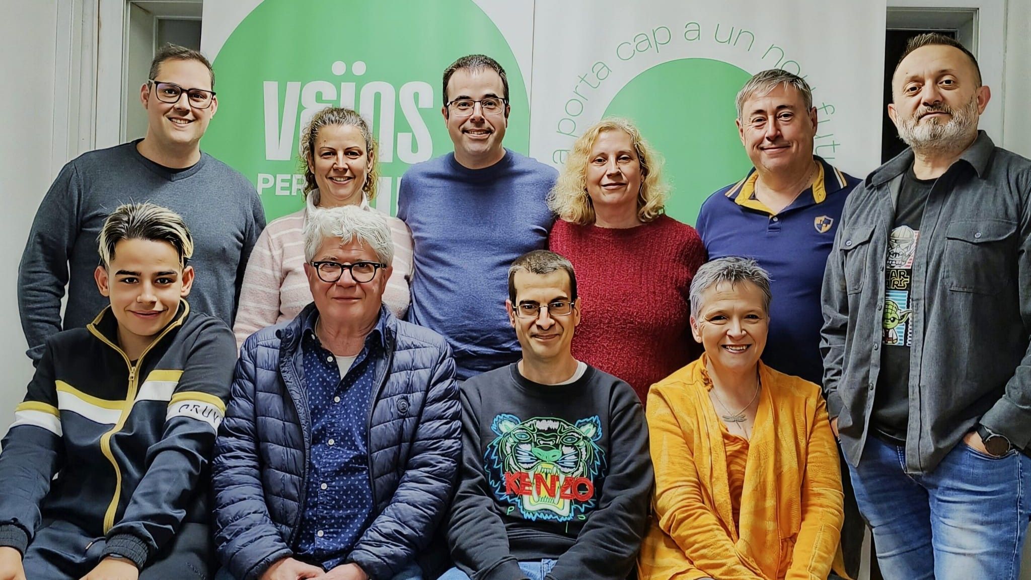 La nova executiva de Veïns per Rubí FOTO: VR/Cedida