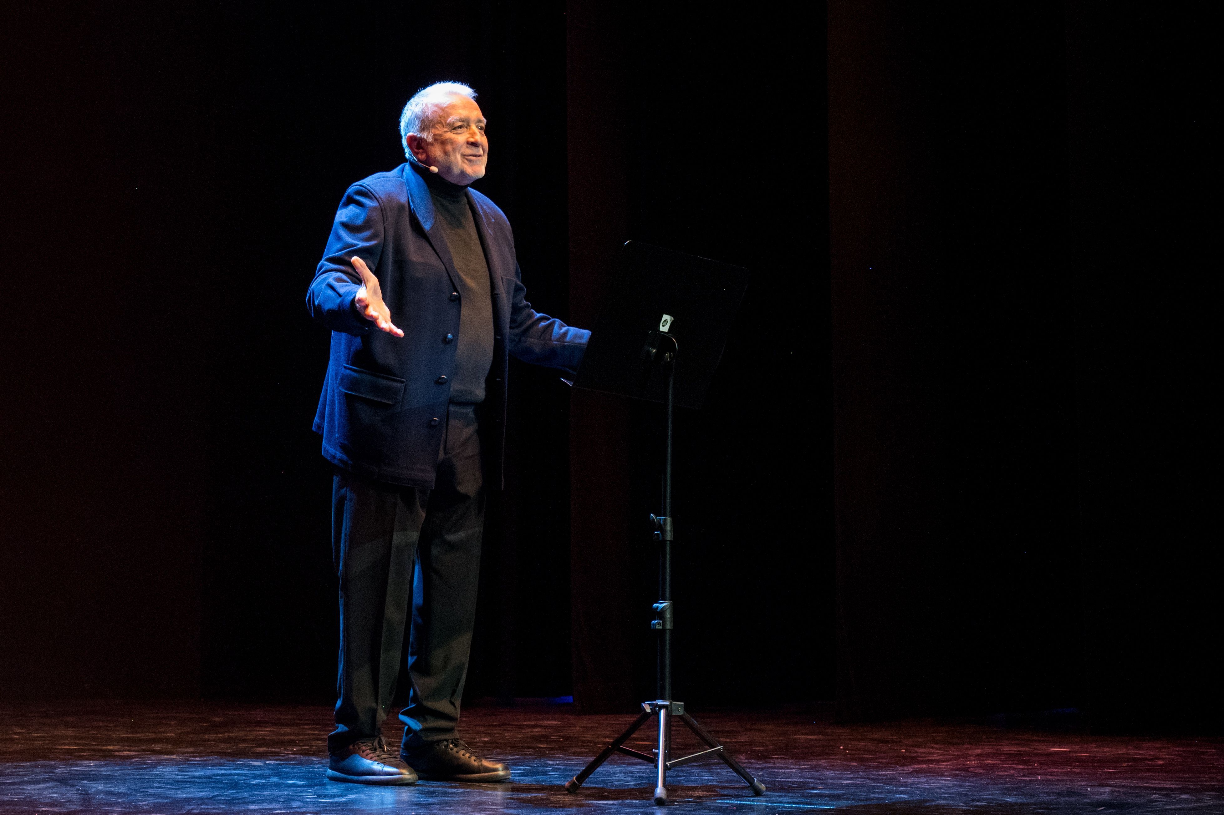 Enric Majó, a l'espectacle de reinauguració del Casino aquest mes de desembre FOTO: Carmelo Jiménez
