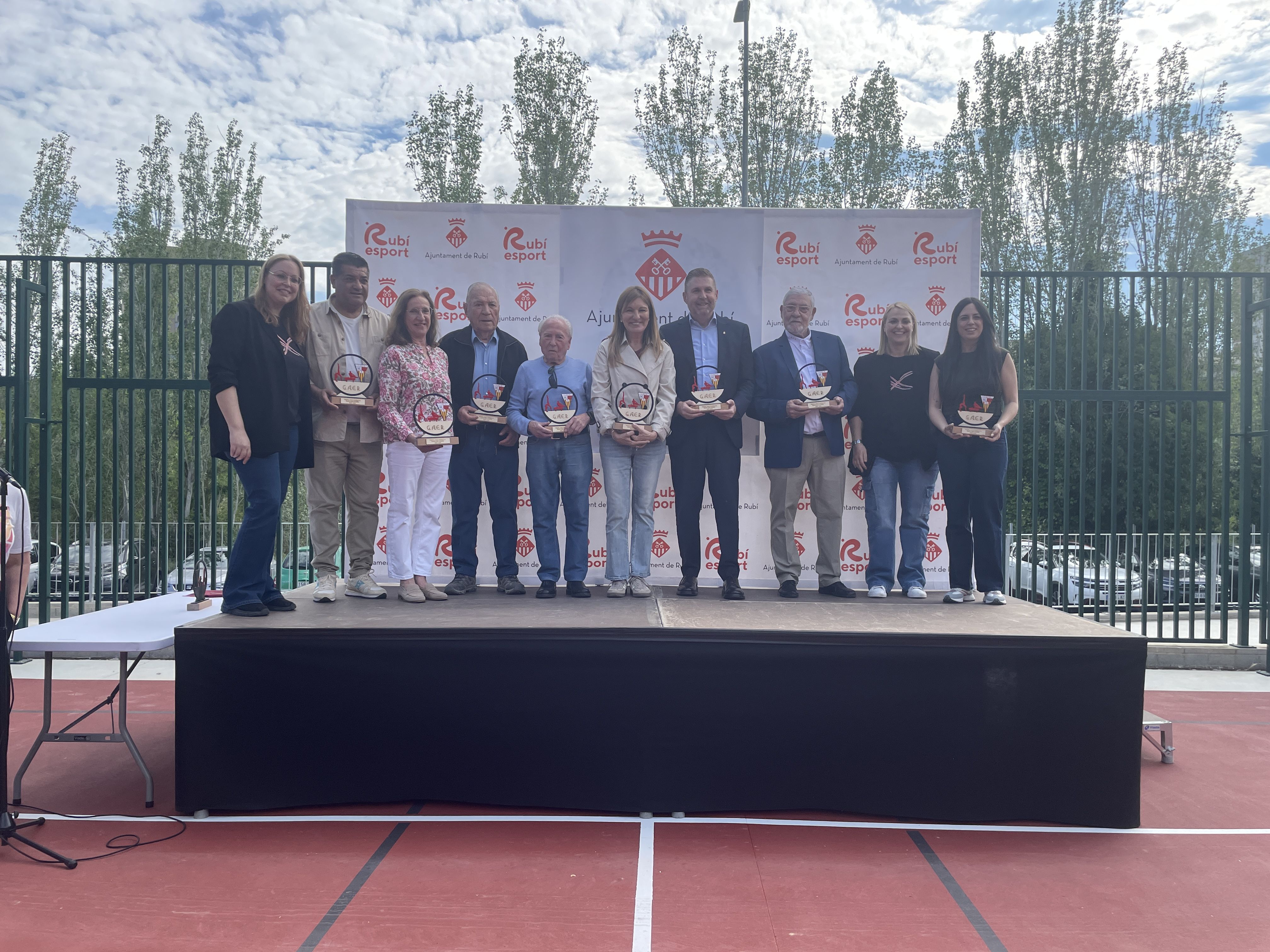 El GAER ha fet reconeixements a tots els actors que han fet possible el nou equipament FOTO: Marta Casas