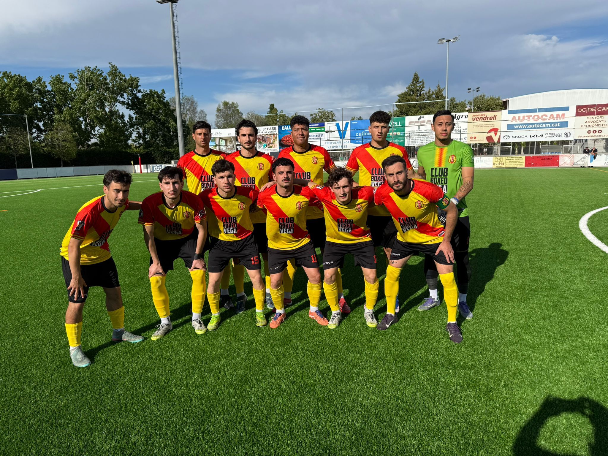 El primer equip del Veinti aconsegueix un empat amb gust agredolç FOTO: Cedida