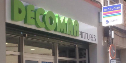 Decomar Pinturas a la Ctra. de Rellinars, 149, Terrassa. FOTO: Cedida