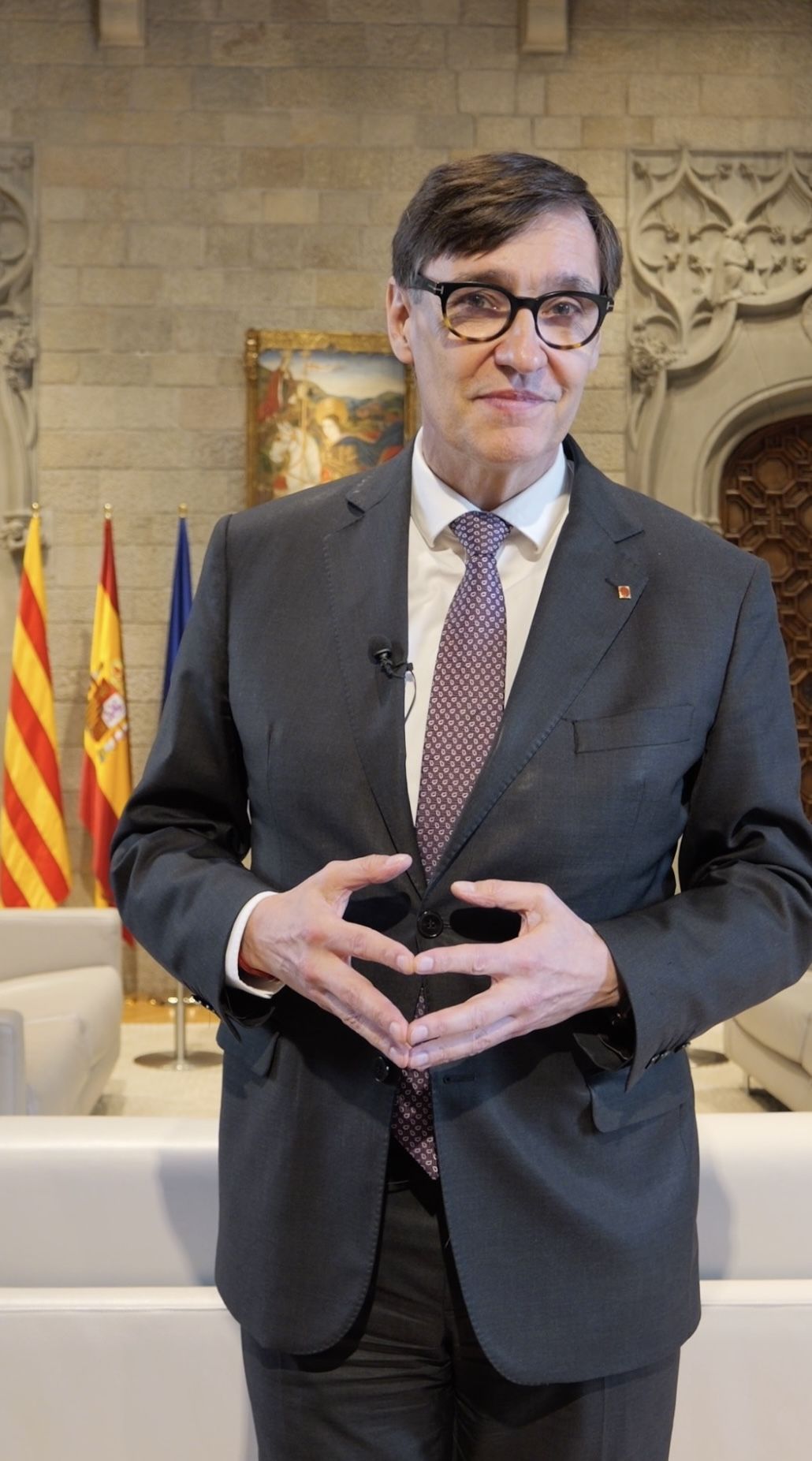 El TOT Rubí celebra una dècada al costat de la ciutat. Salutació del president de la Generalitat, Salvador Illa