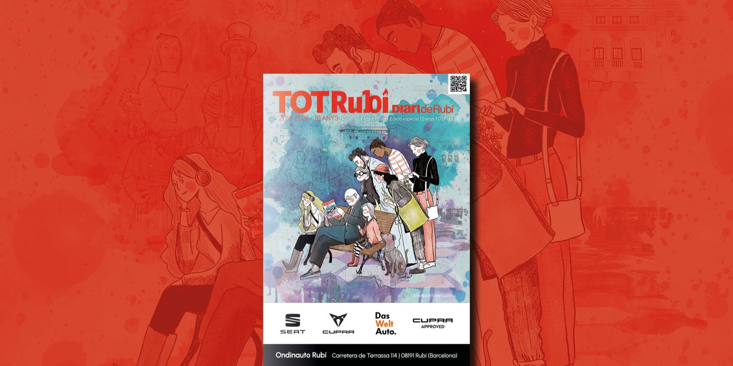 La portada de la nova edició del 'TOT Rubí Diari' és una il·lustració de Cuchu