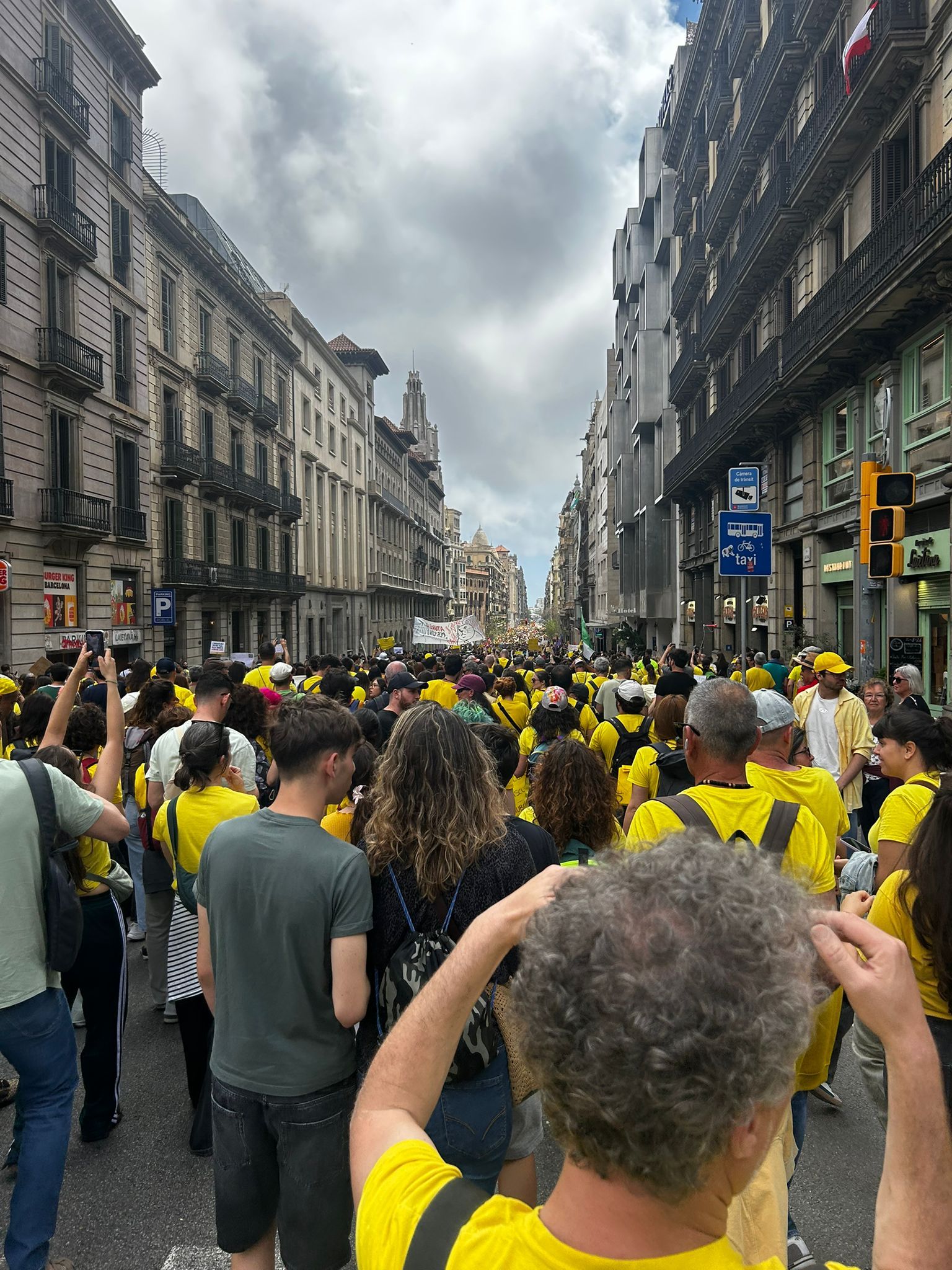Docents de Rubí, a la manifestació del 12 de maig de 2026 FOTO: Assemblea de Docents de Rubí