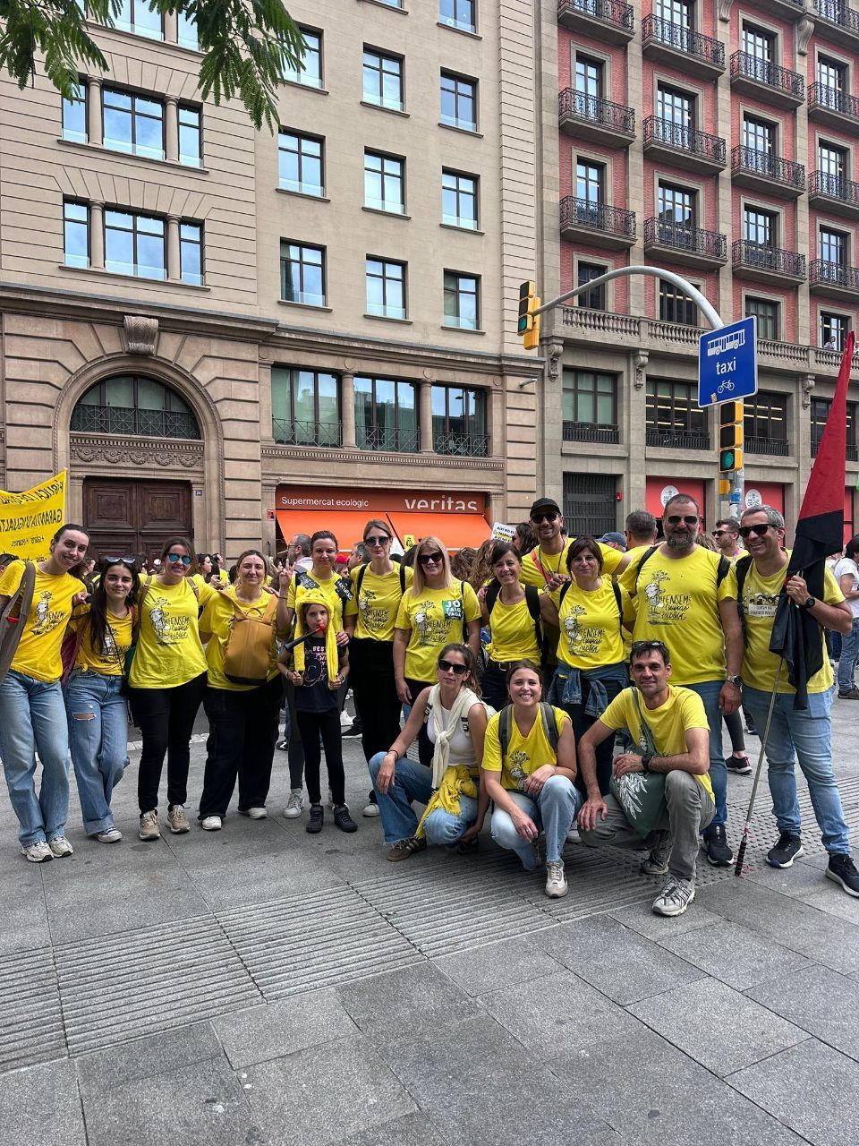Docents de Rubí, a la manifestació del 12 de maig de 2026 FOTO: Assemblea de Docents de Rubí